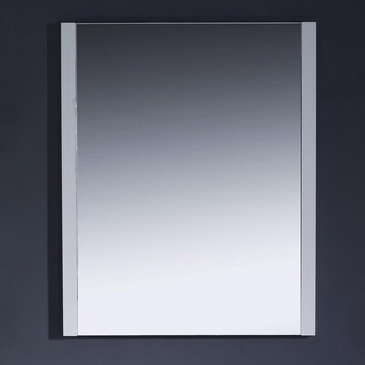 Fresca Torino 26-in x 31.5-in Framed White Rectangle Bathroom Vanity Mirror - FMR6230WH
