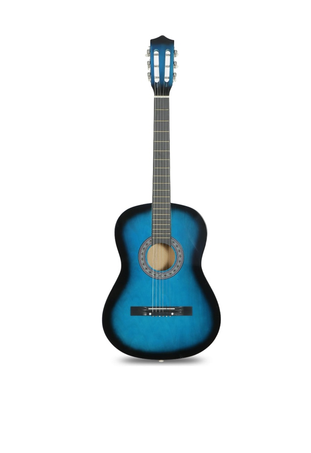 38" Wood Guitar With Case and Accessories for Kids/Boys/Girls/ Teens/Beginners (Blue Gradient)