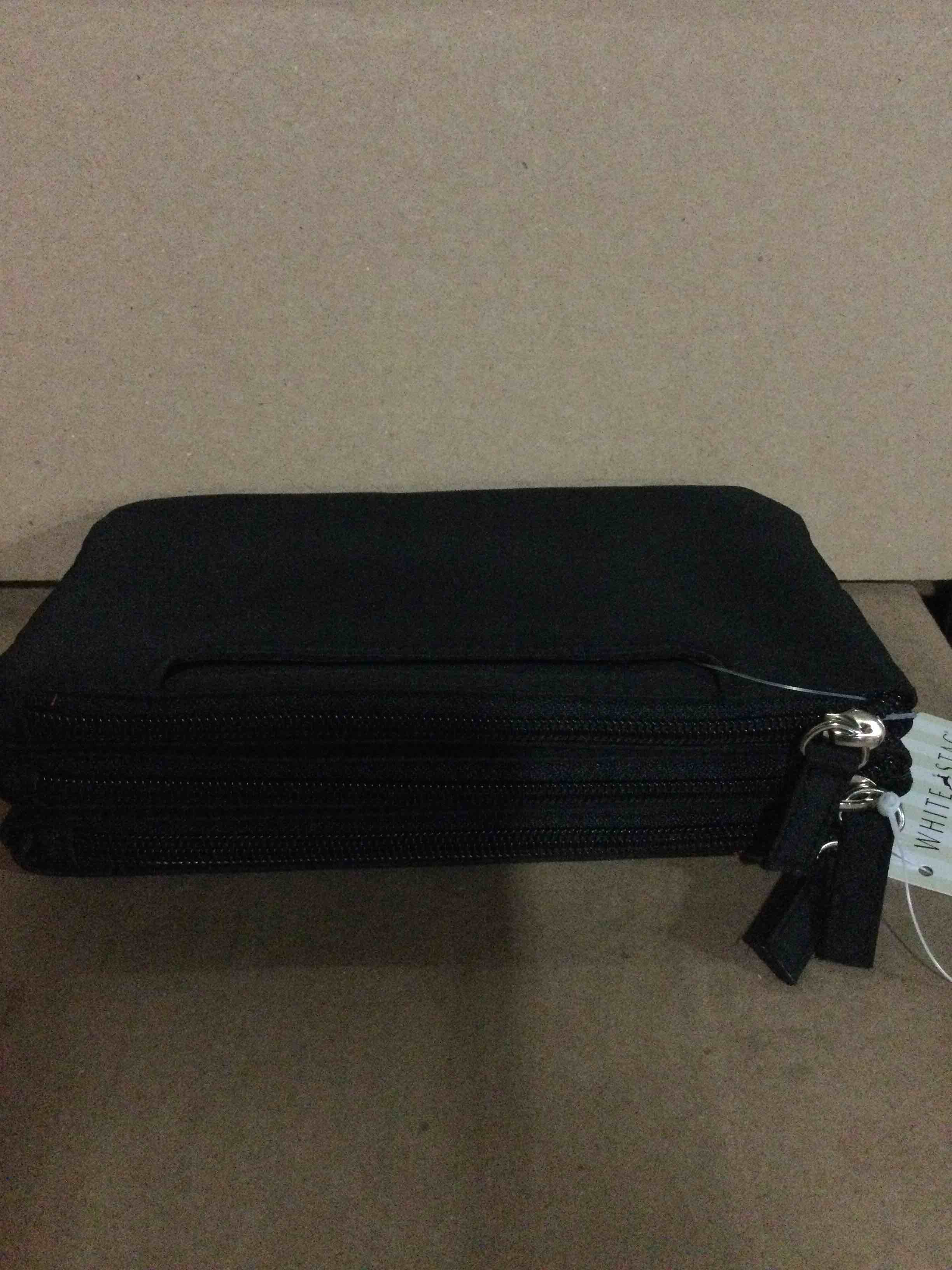 White Stag Wallet Organizer Purse Microfiber With Tag Black 