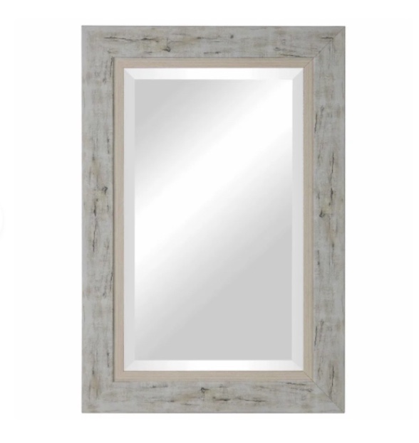 Uttermost Branbury 20”x28” Oversized Rustic Farmhouse Lodge Wall Mirror