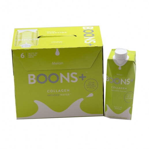Boons Melon Collagen Infused Water 6 Pack, Exp 01-21