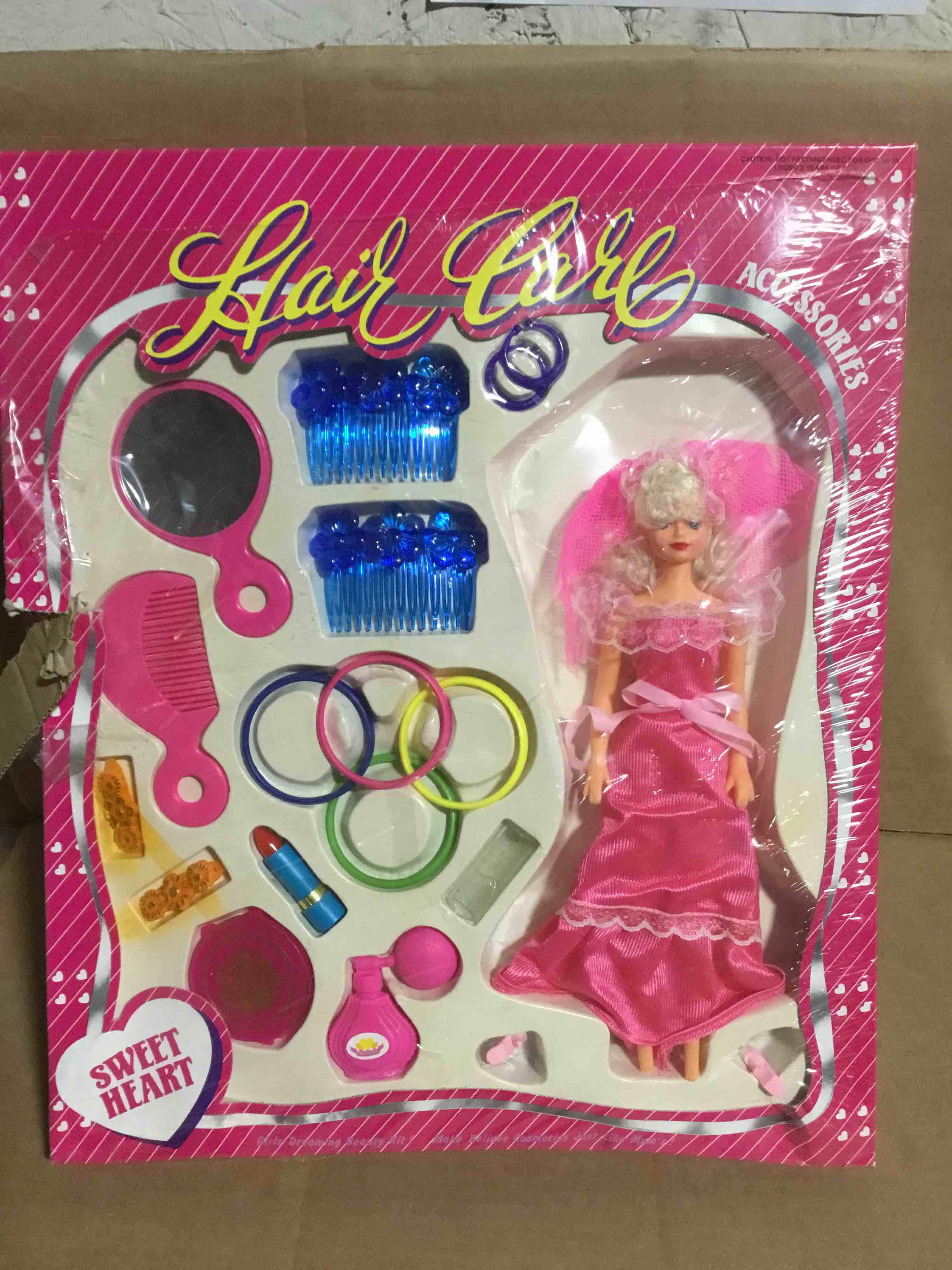 Condition photo showing New/Like New for  Doll Head Hair Styling Makeup Toy Set 