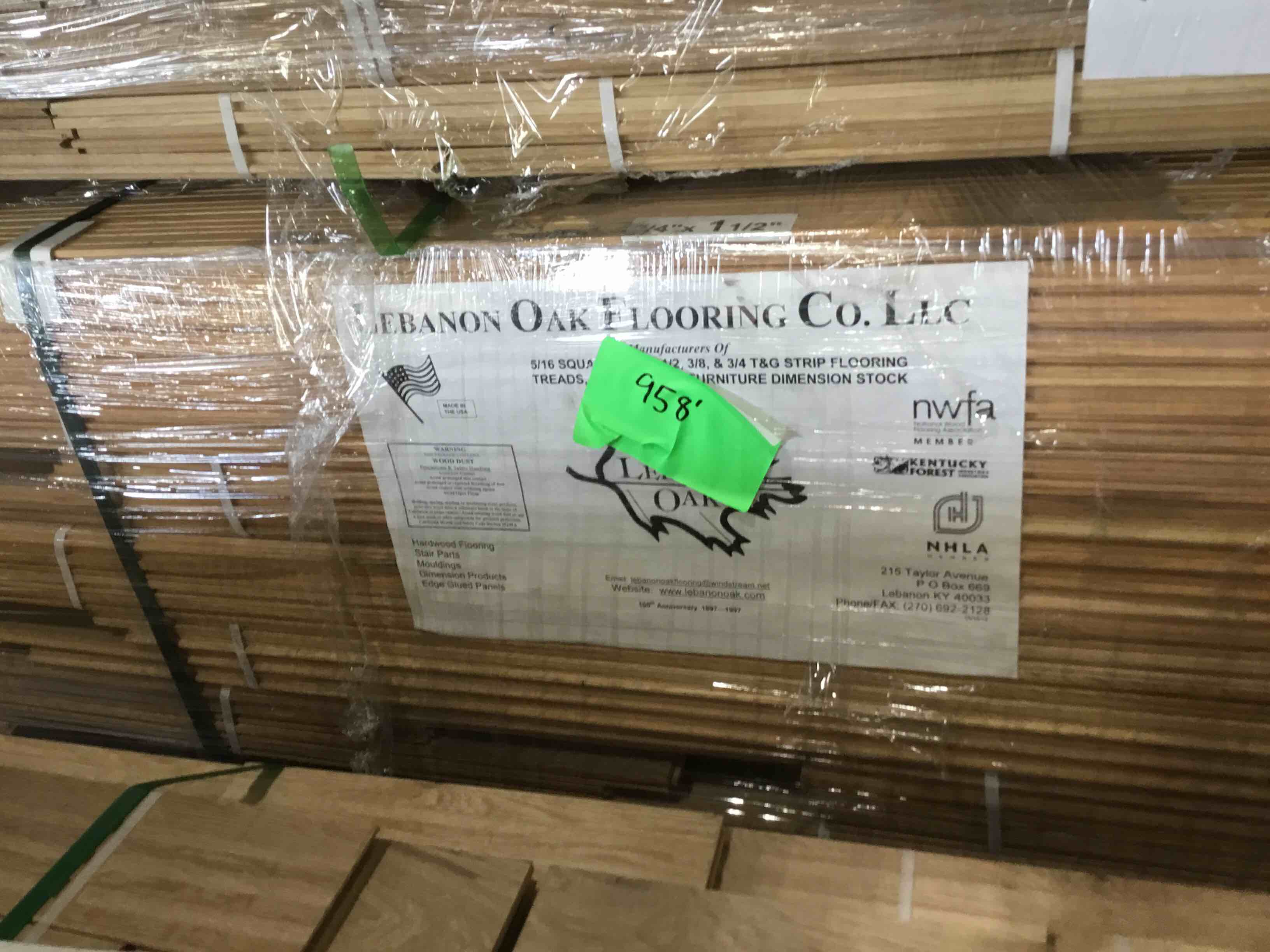 Beautiful Solid Hardwood Flooring. 1.5 inches wide. SATURDAY PICKUP. DELIVERY AVAILABLE!