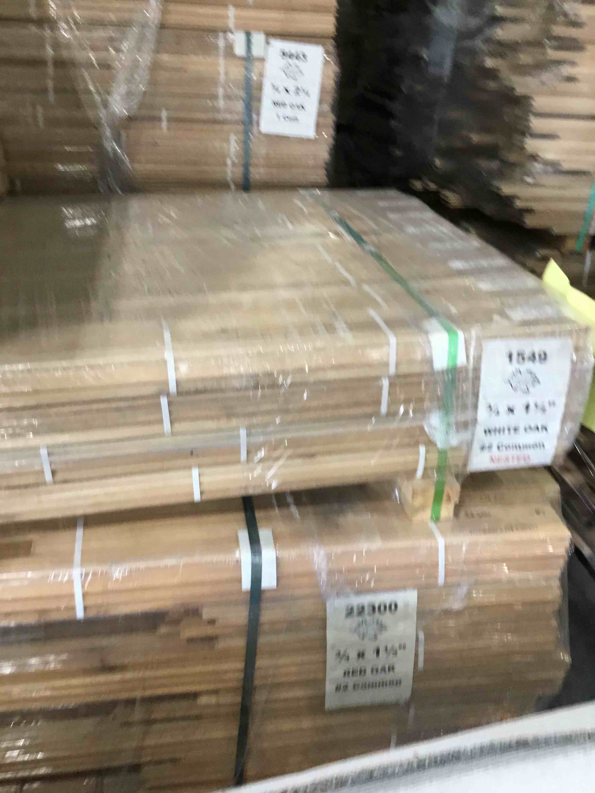 1.5” #2 common white oak Hardwood - 360 square feet 
