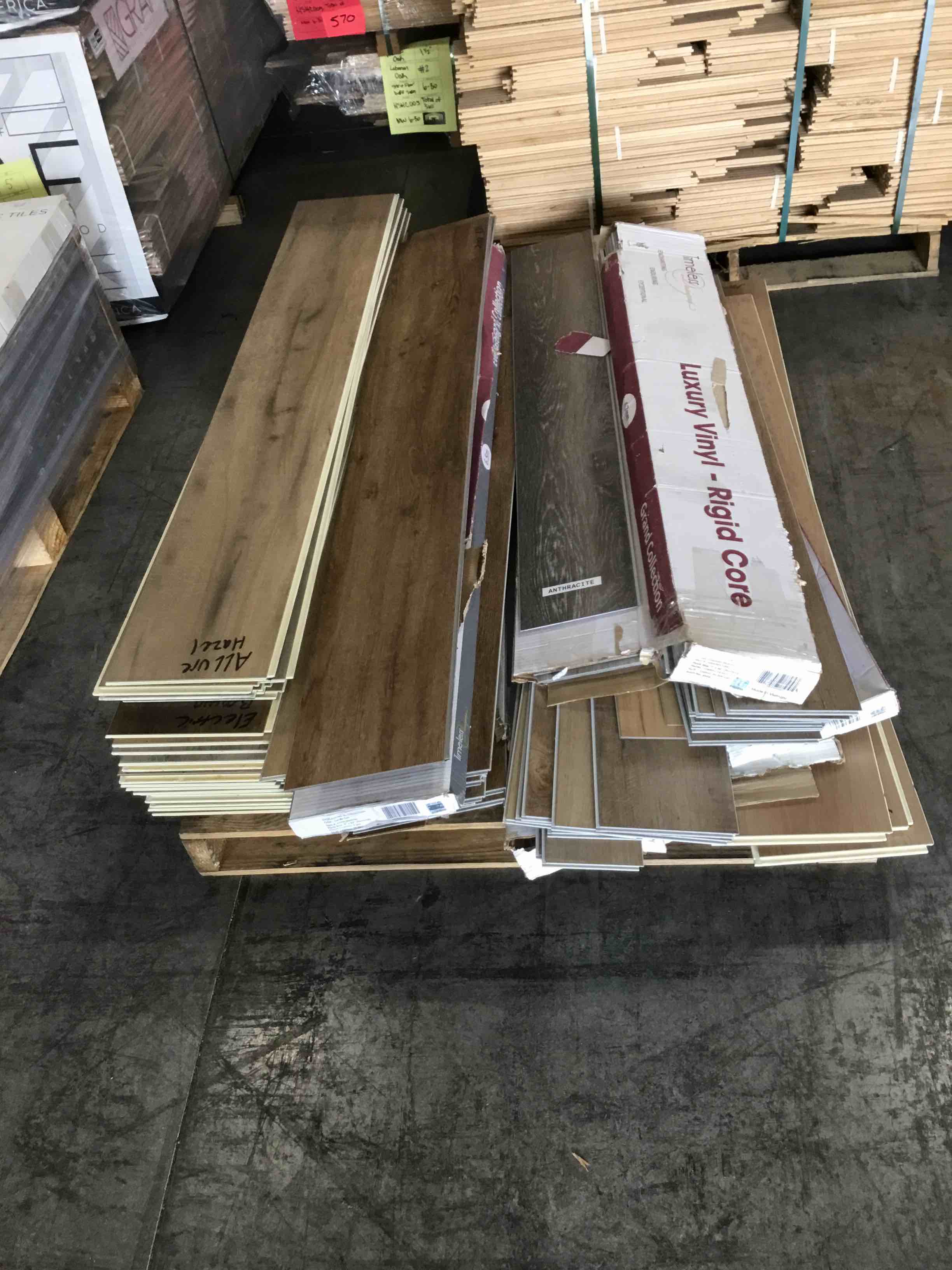 LVP miscellaneous remnant lot - SATURDAY PICKUP AVAILABLE 