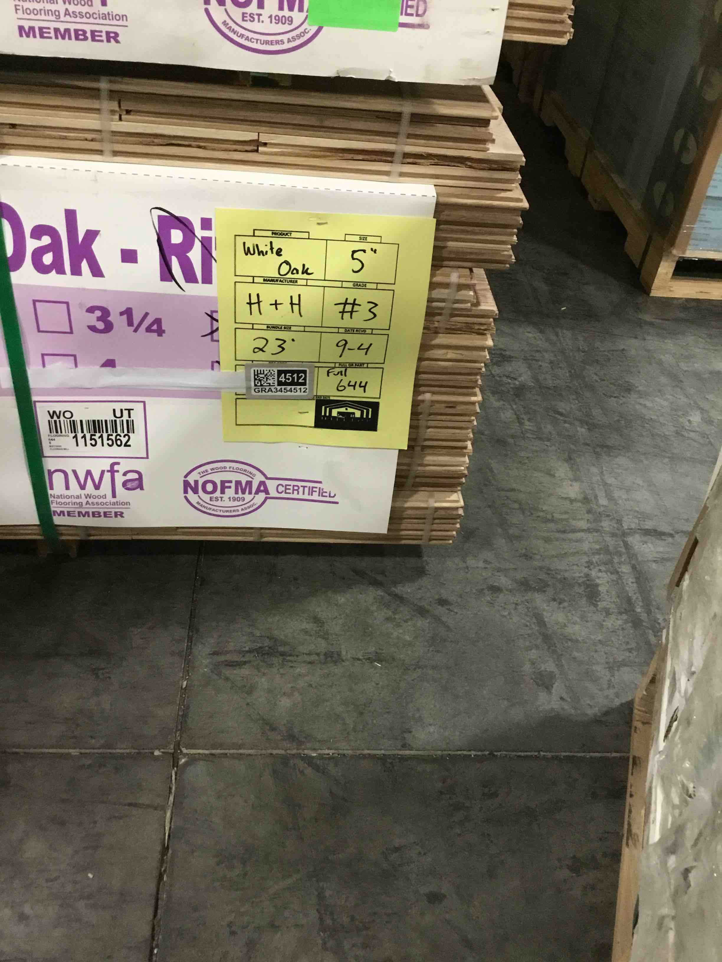 White Oak Solid Hardwood Flooring. SATURDAY PICKUP AND DELIVERY AVAILABLE!!