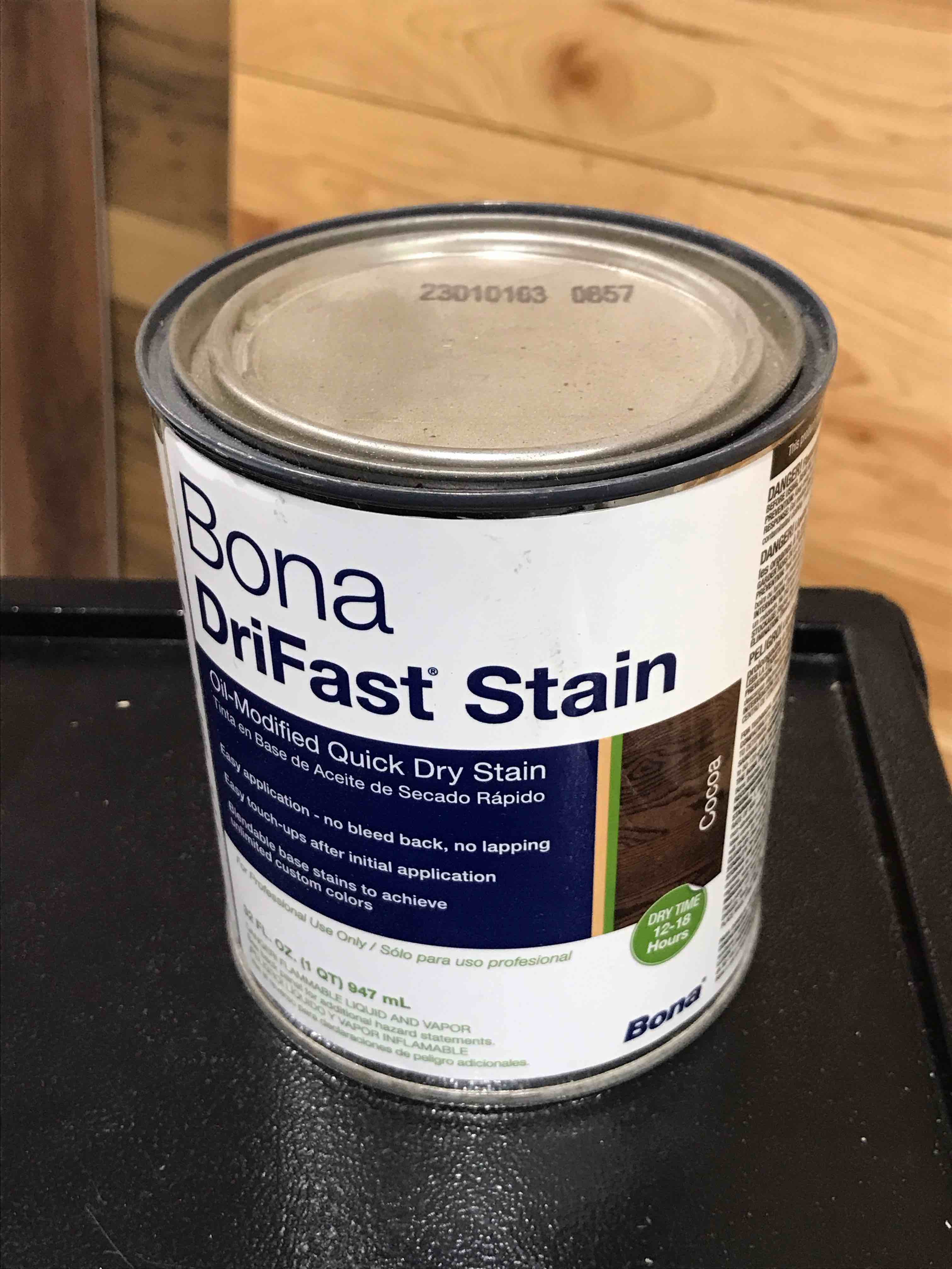 Beautiful Bona DriFast Wood Stain