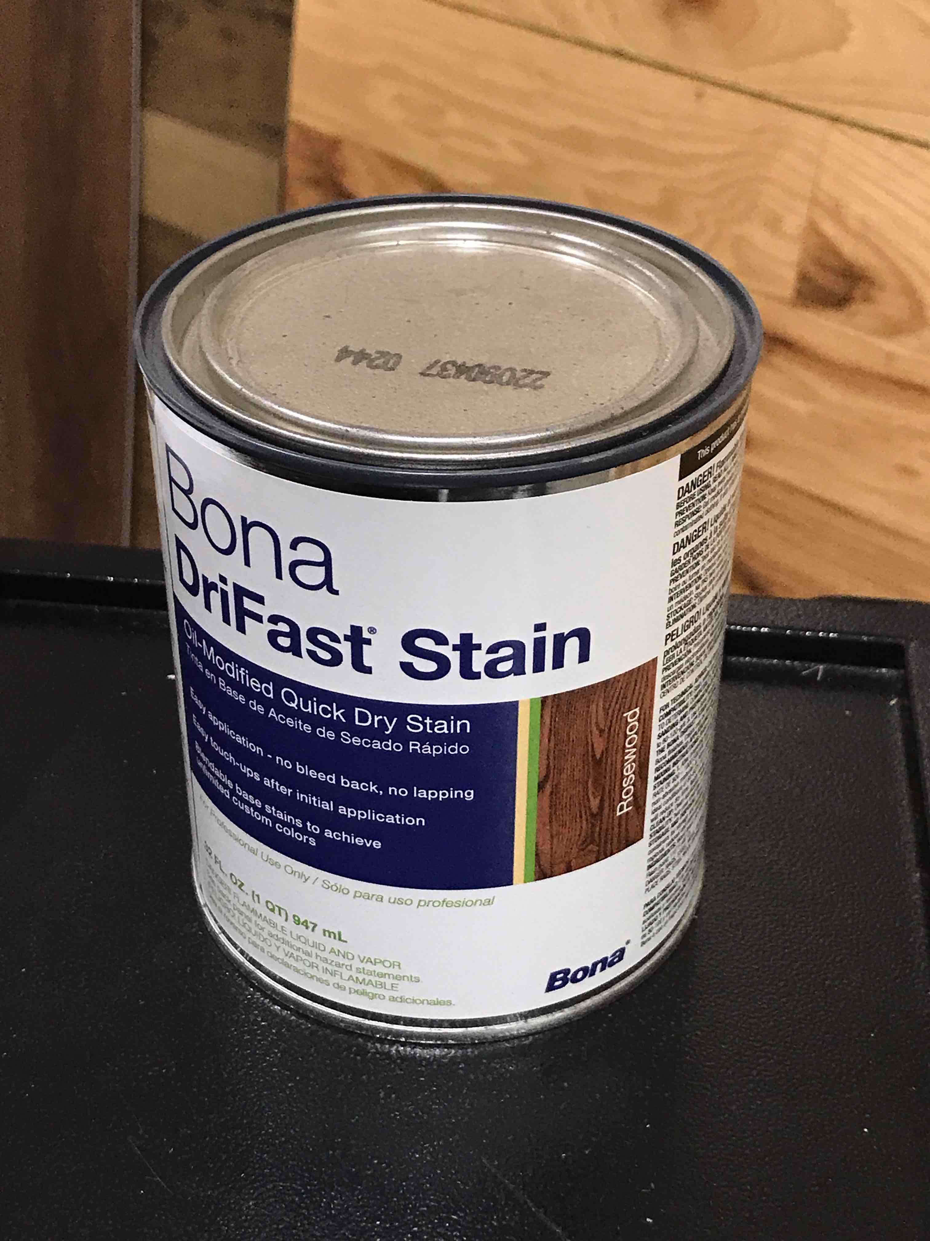 Beautiful Bona DriFast Wood Stain