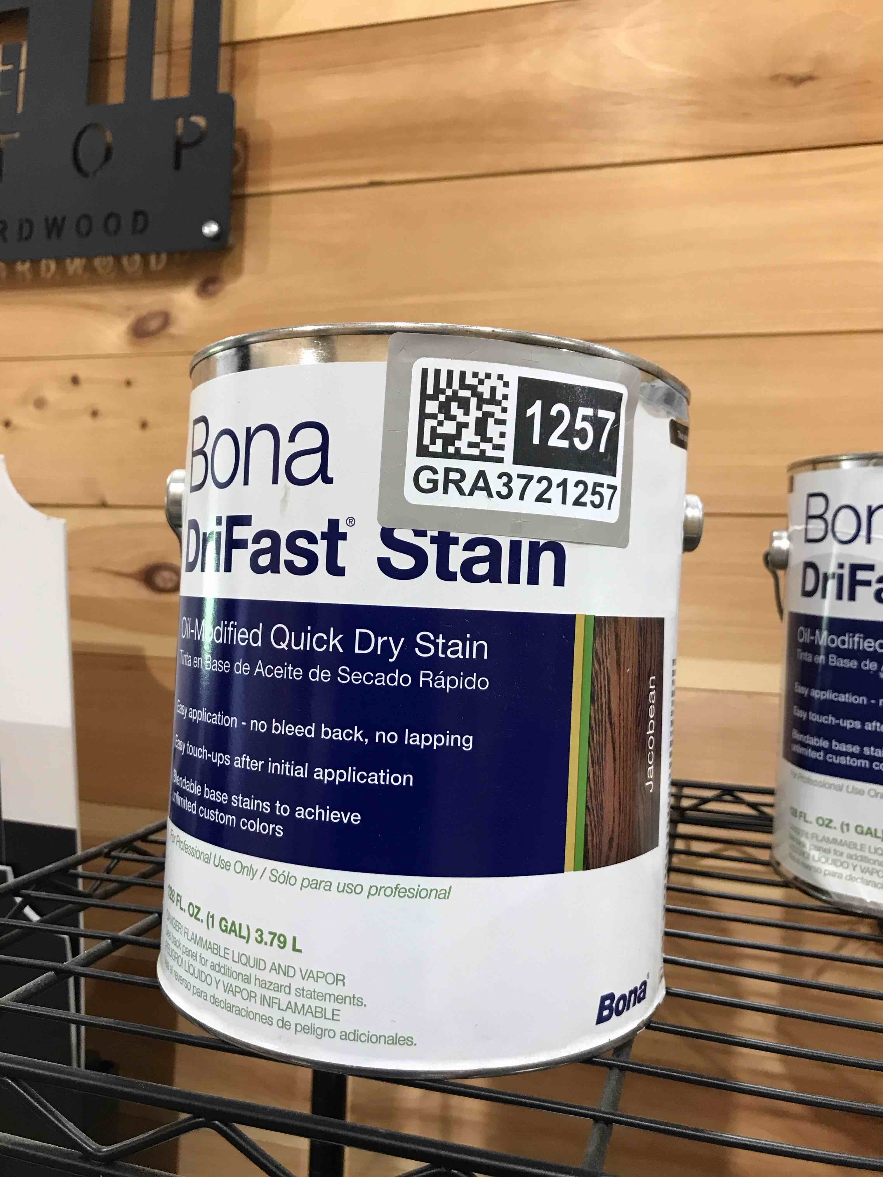 Gallon Lots! Beautiful Bona DriFast Wood Stain
