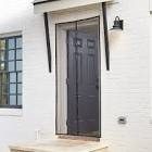 Magnetic Mesh Screen Door  Measures 39  X 81