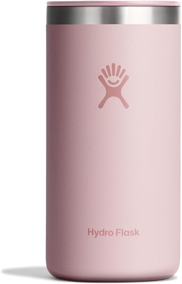 Hydro Flask Travel Coffee Cup – Insulated Stainless Steel, Non-Spill, Leak Resistant to-Go Tumbler 16 Oz Trillium Pink