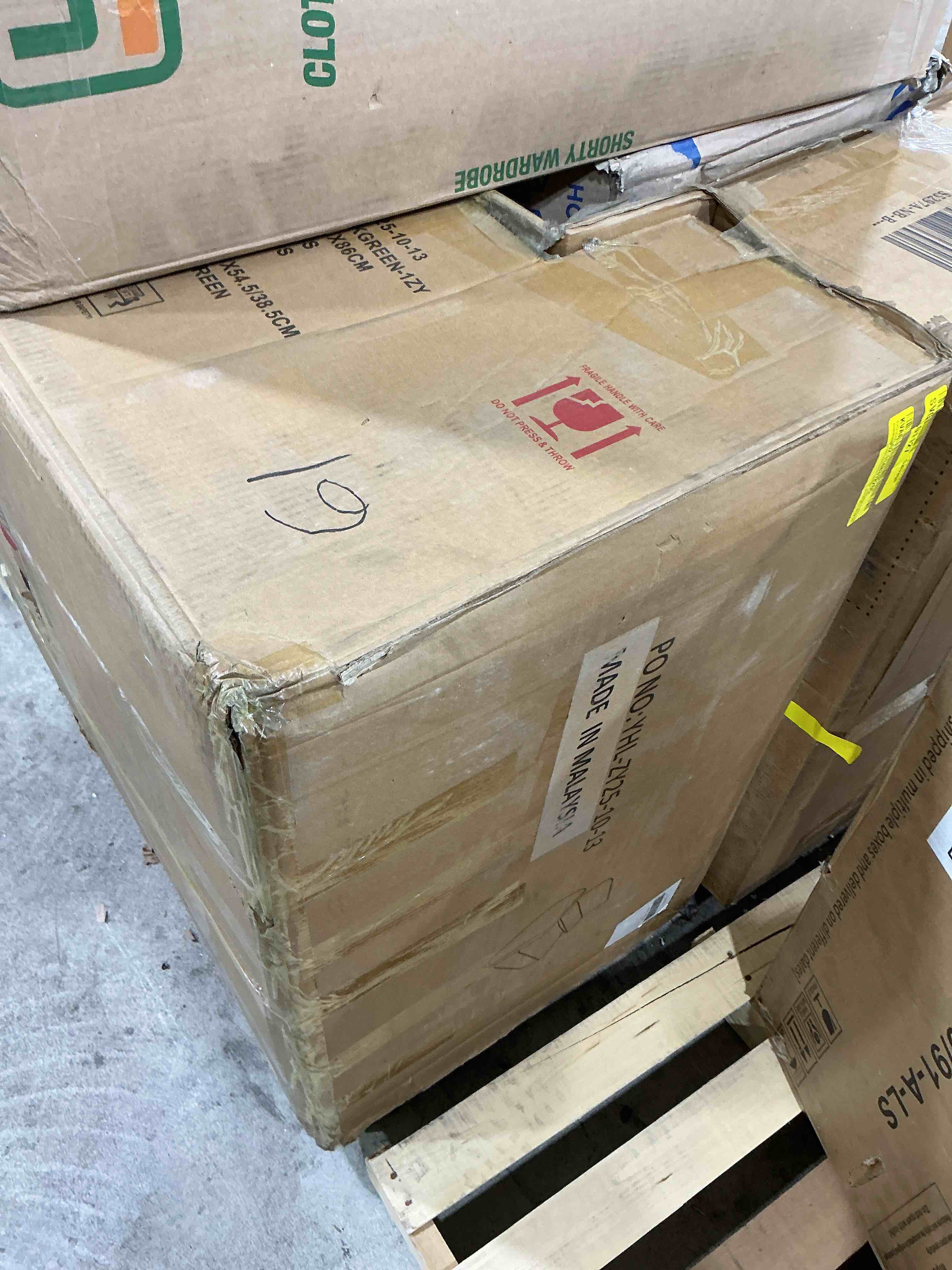 Condition photo showing As Is for ballyrobert 4 - piece upholstered sectional teddy wool modern sectional sofa 3 seat l shaped convertible modular sectional sofa with reversible ottoman body fabric: green wool