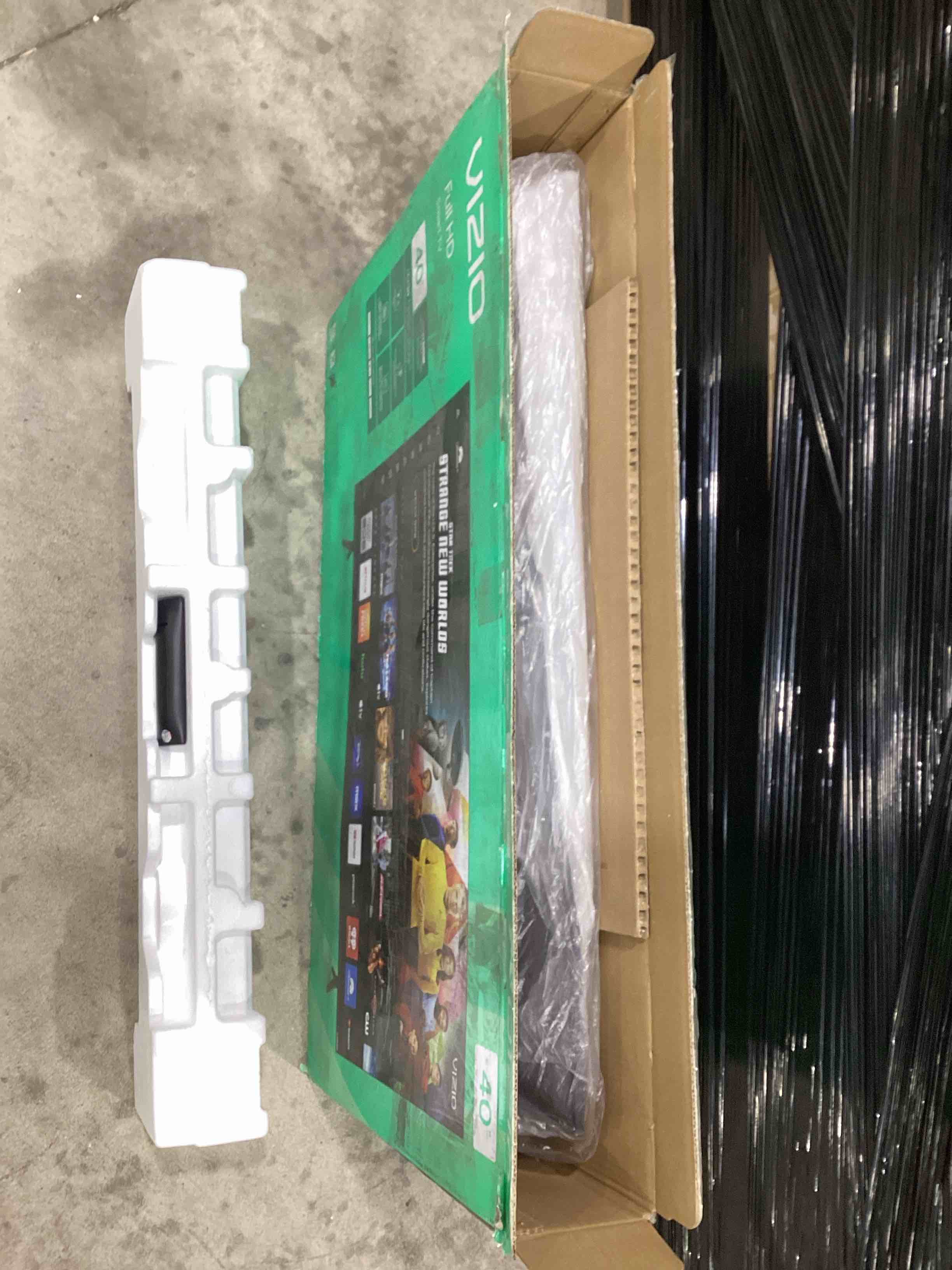 Condition photo showing As Is for vizio 40-inch full hd 1080p smart tv with dts virtual: x, alexa compatibility, chromecast built-in, bluetooth headphone capable (renewed)