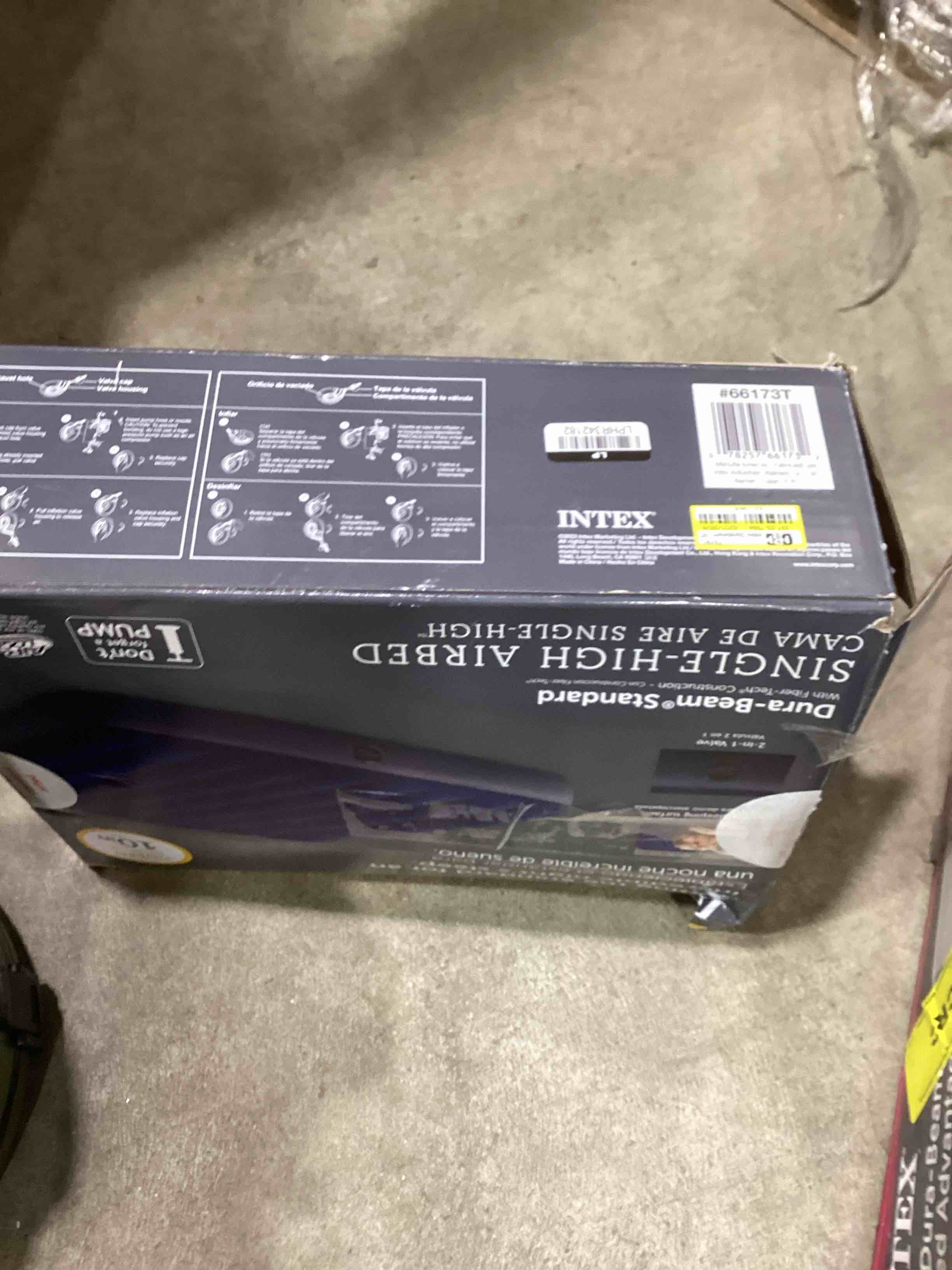 Condition photo showing Good Condition for intex 10 queen single-high airbed durabeam standard air bed mattress 600lb cap.
