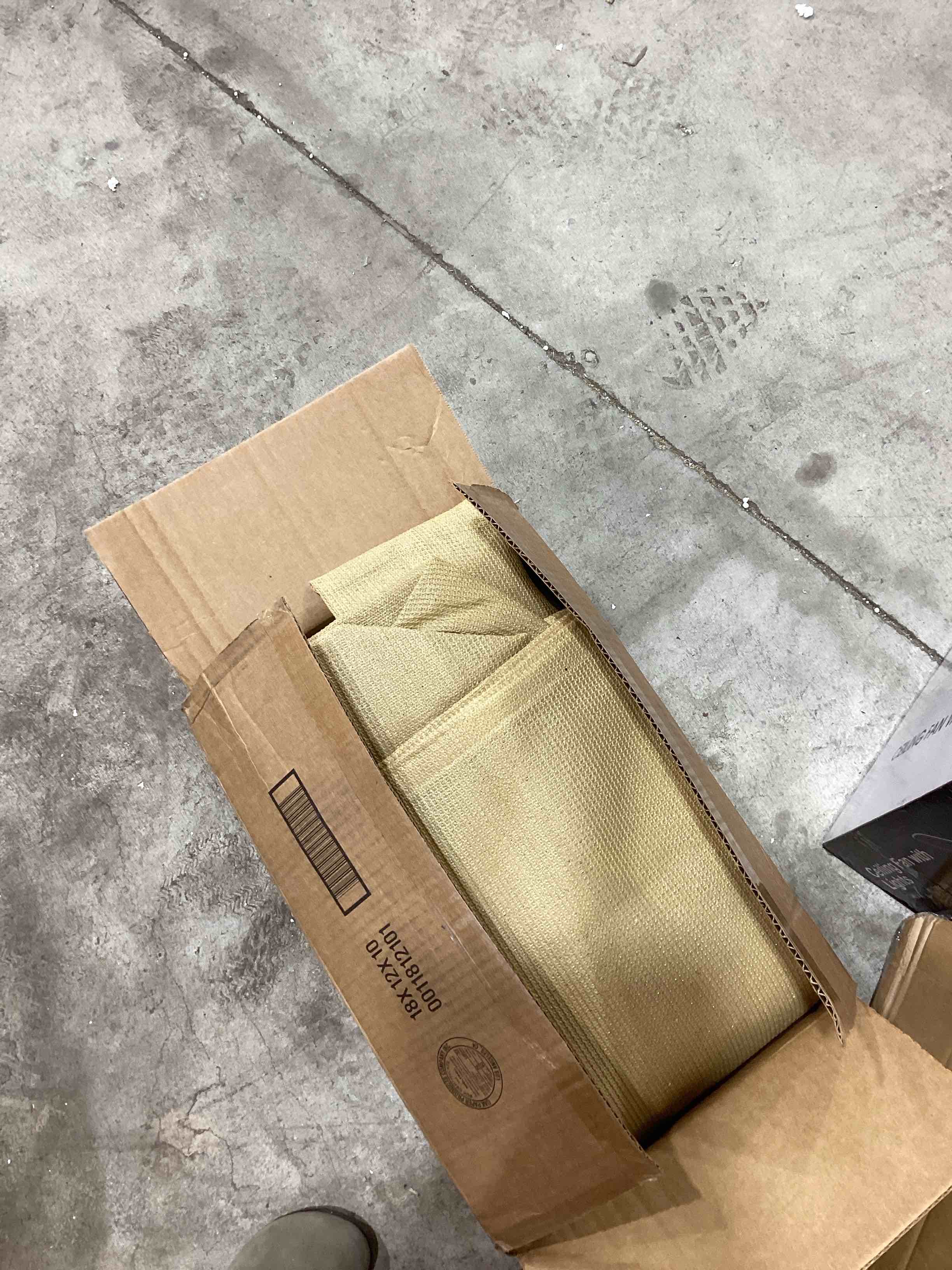 Condition photo showing Good Condition for linen texture tie top light filtering curtain pair(2 panels)