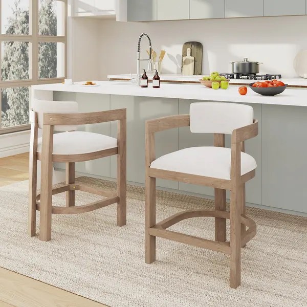 Christopher Knight Home Maribel Upholstered Counter or Bar Stools