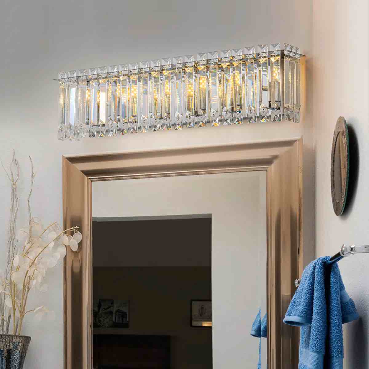 6-light dimmable vanity light