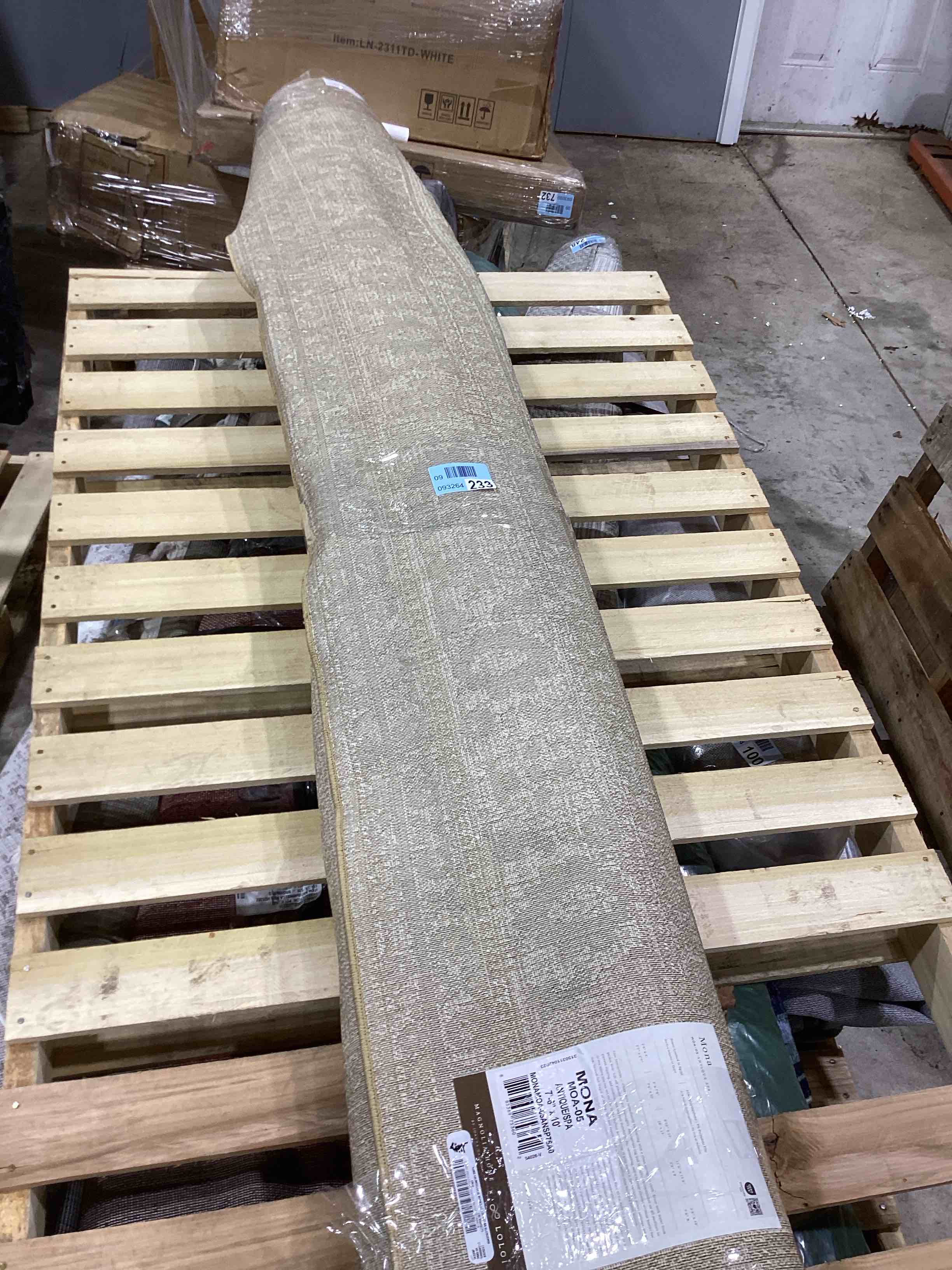 Condition photo showing Good Condition for magnolia home by joanna gaines x loloi mona antique / spa area rug