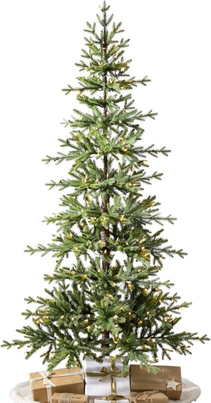 6 feet Alpine balsam fir pre-lit tree 387 tips