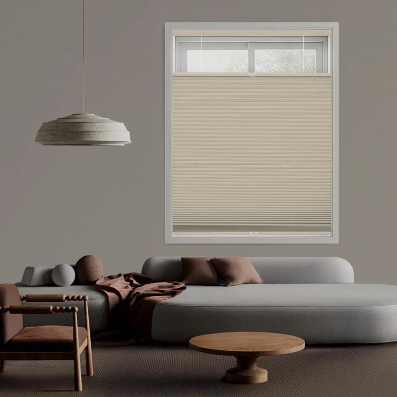 Symple Stuff Blackout Top Down Bottom Up Cellular Shade Length & Width: 31.5" W x 48" L, Color: Ivory