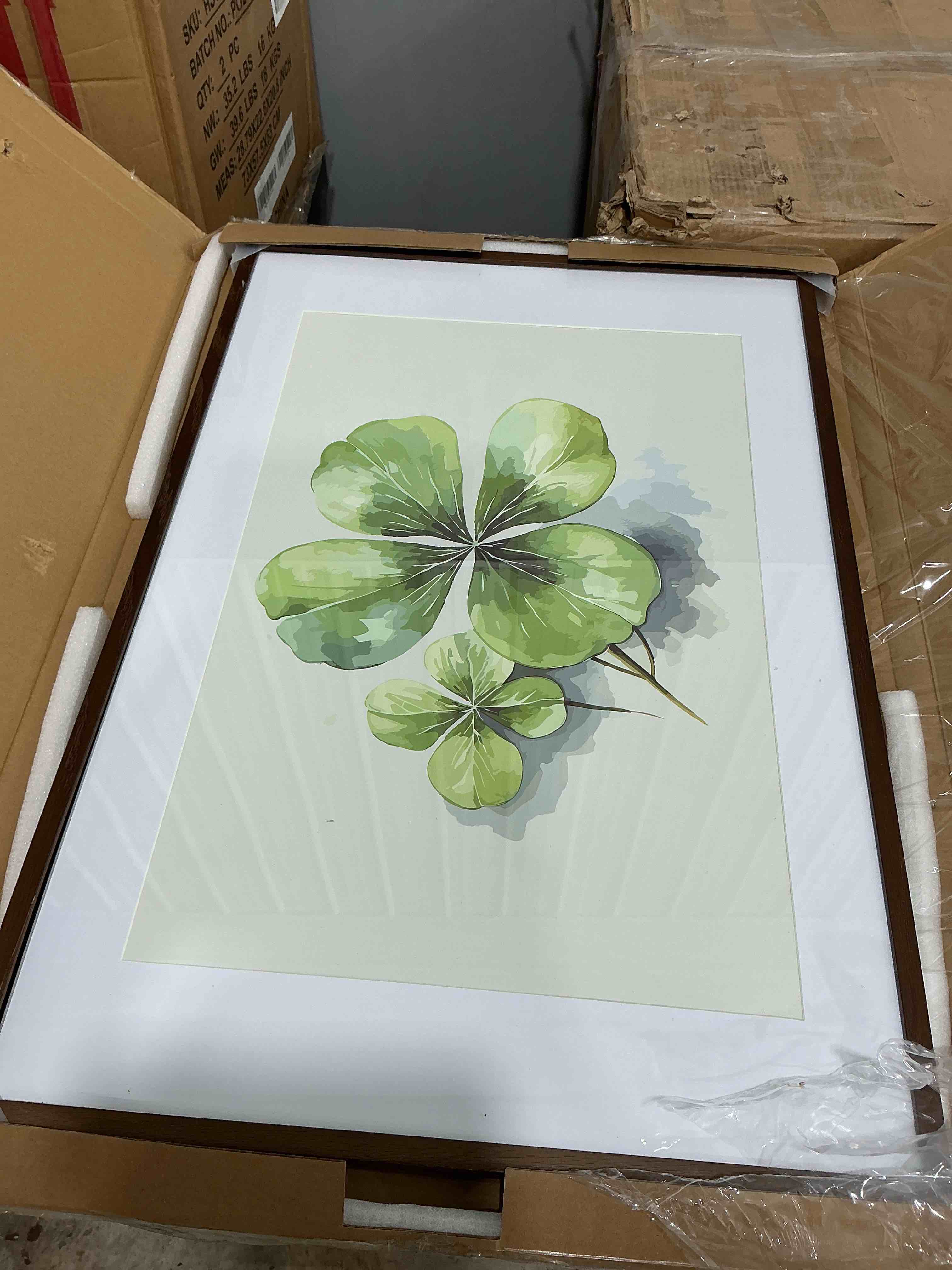 20x30” Walnut Picture Frame Solid Wood