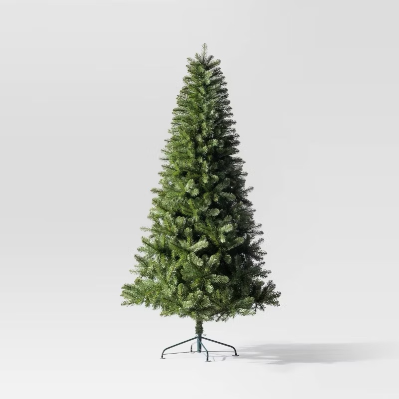 7.5 foot unlit Alberta spruce Christmas tree