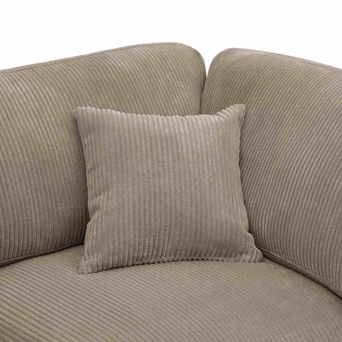 Condition photo showing item condition for Arliz 144" Wide Reversible Modular Corner Sectional with Ottoman