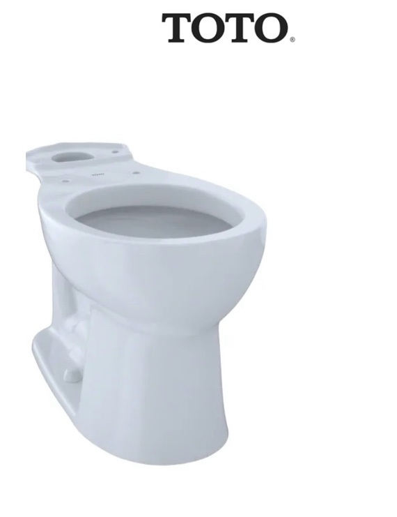 Condition photo showing New/Like New for TOTO Entrada 1.28 GPF Round Toilet Bowl Only - Less Seat