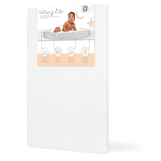 Dream On Me 3  Firm Rounded Corner Playard Mattress