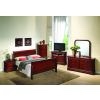 Condition photo showing As Is for glory furniture g3100a queen sleigh bed in cherry g3100a-qb