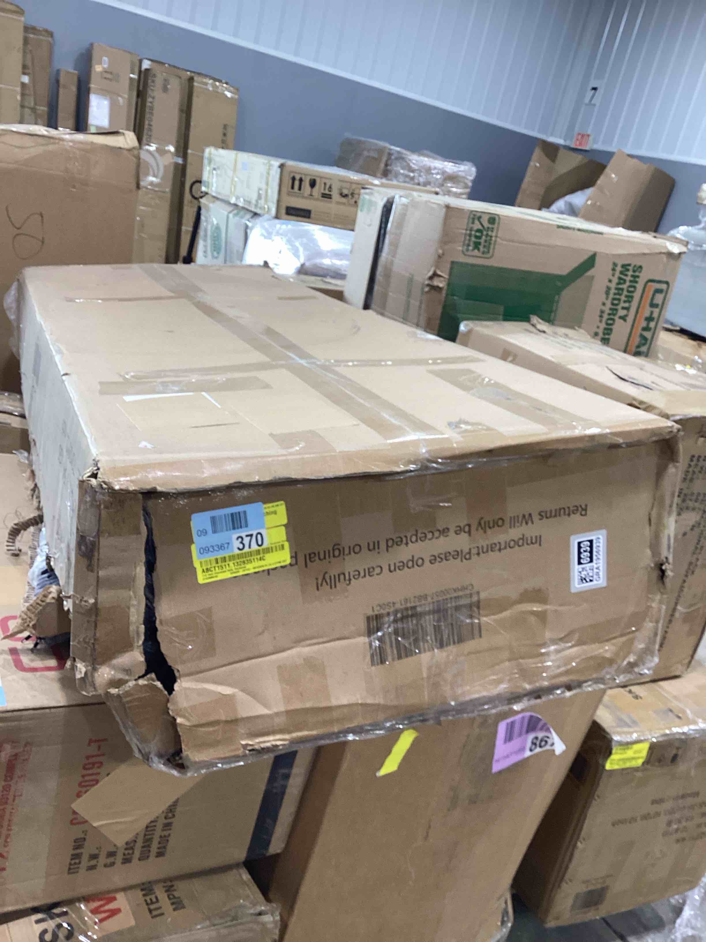 Condition photo showing As Is for 112*64'' corduroy sectional sofa with tooth speakers,l-shaped couch with console,usb charger,cup holders,storage,ottoman,deep and wide seat cloud sofa for living room&apartment