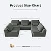 Condition photo showing As Is for oversized modular sectional sofa,luxury boucle floor couch set,convertible compressed couch,spacious foam-filled sofa for living room, free combination (grey + foam + 4 seat