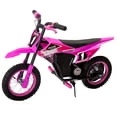 Adventure Force 12V Electric Dirt Bike, Kids Battery Powered Ride on, Ages 5 Years and up, Pink