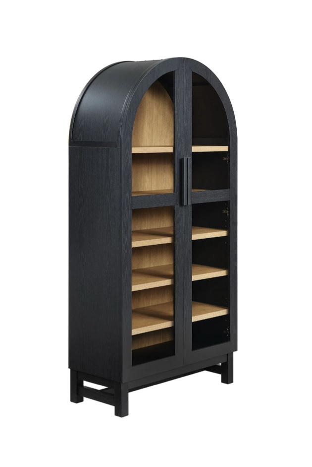 better homes & gardens juliet arch cabinet, light honey finish, box 2 of 2