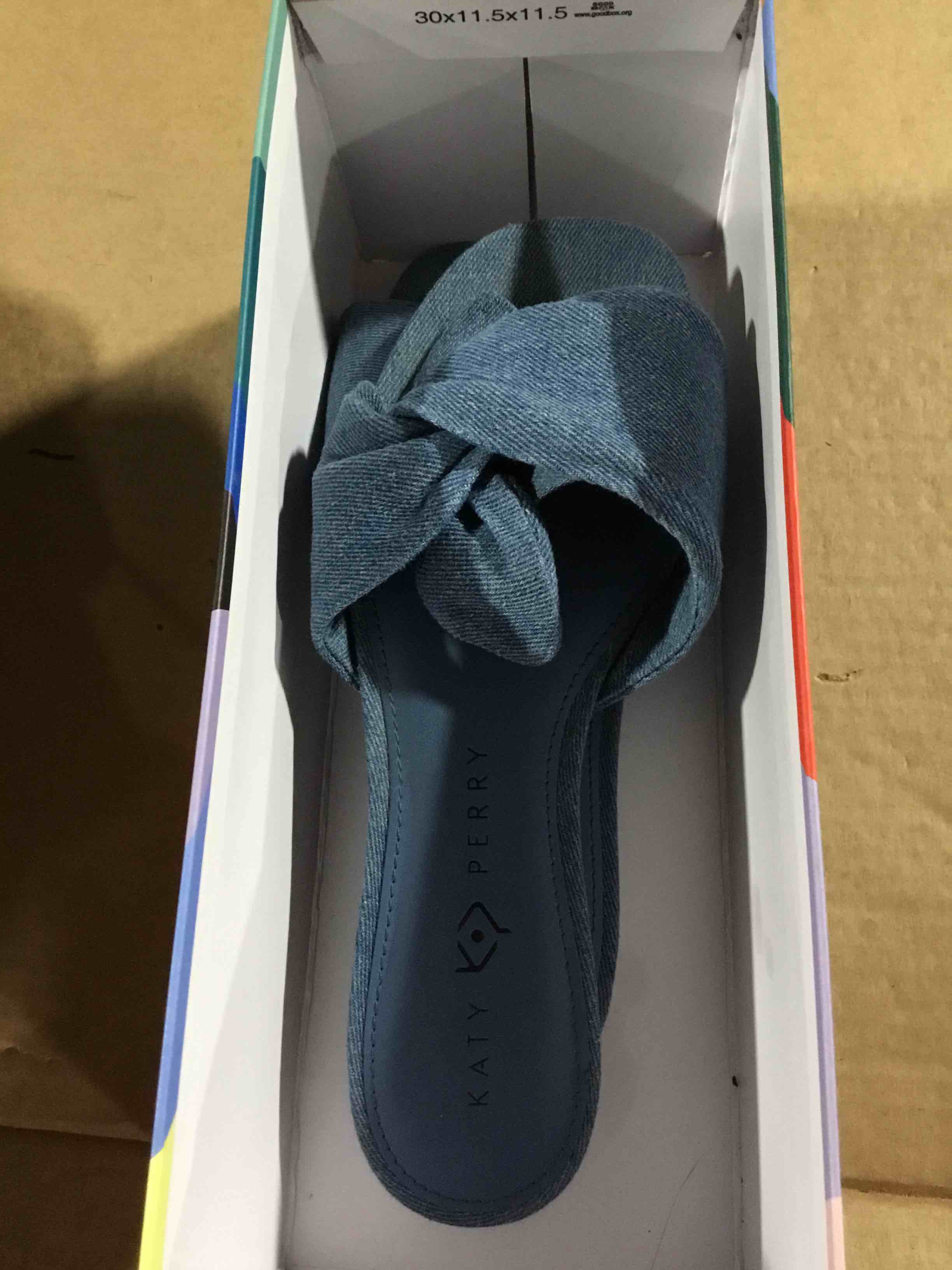 Condition photo showing Good Condition for Blue Sandals #38 Katty Perry 