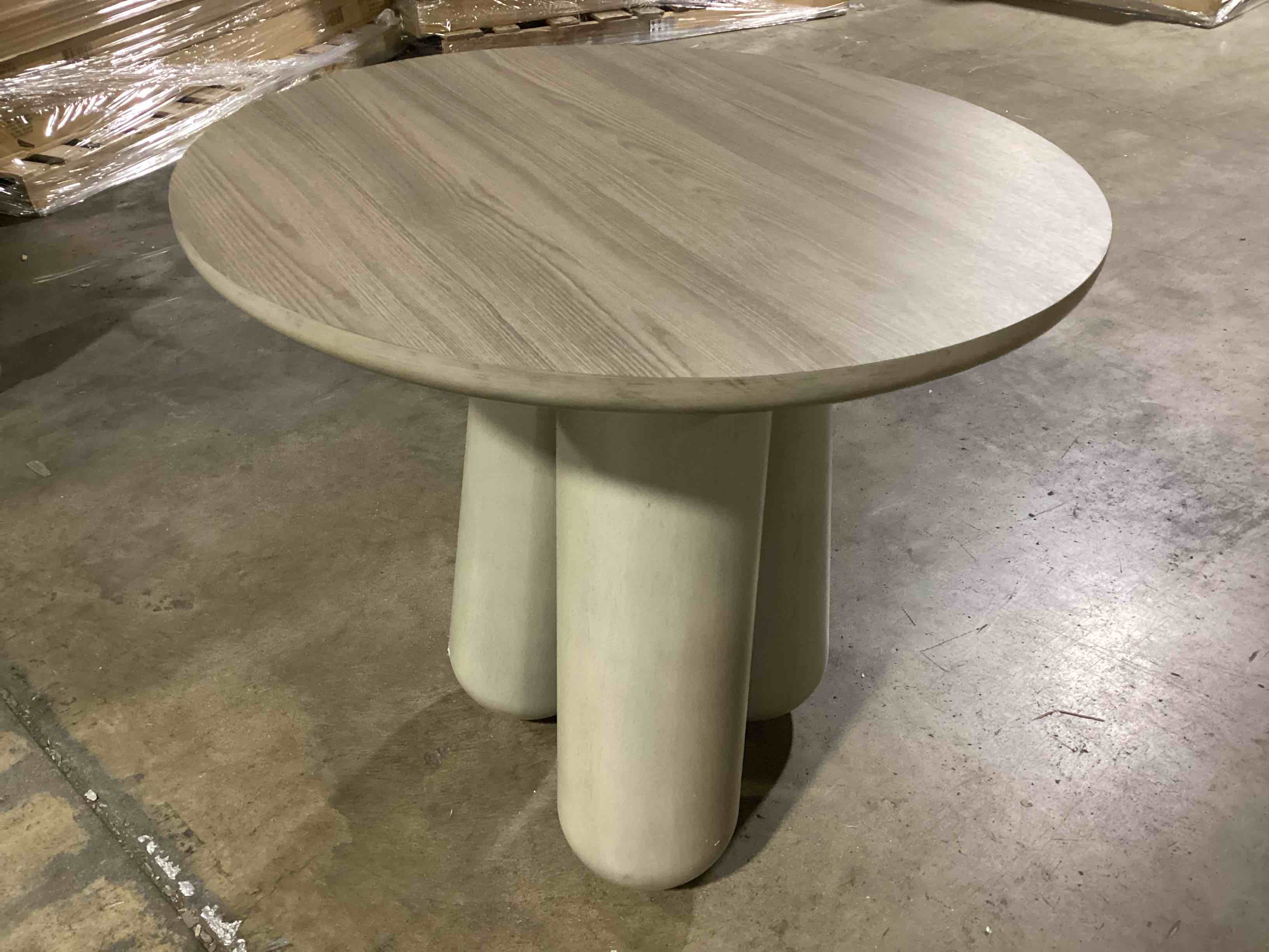 Landing 32-Inch Round Sakhalin Cork Dining Table (2 Boxes)