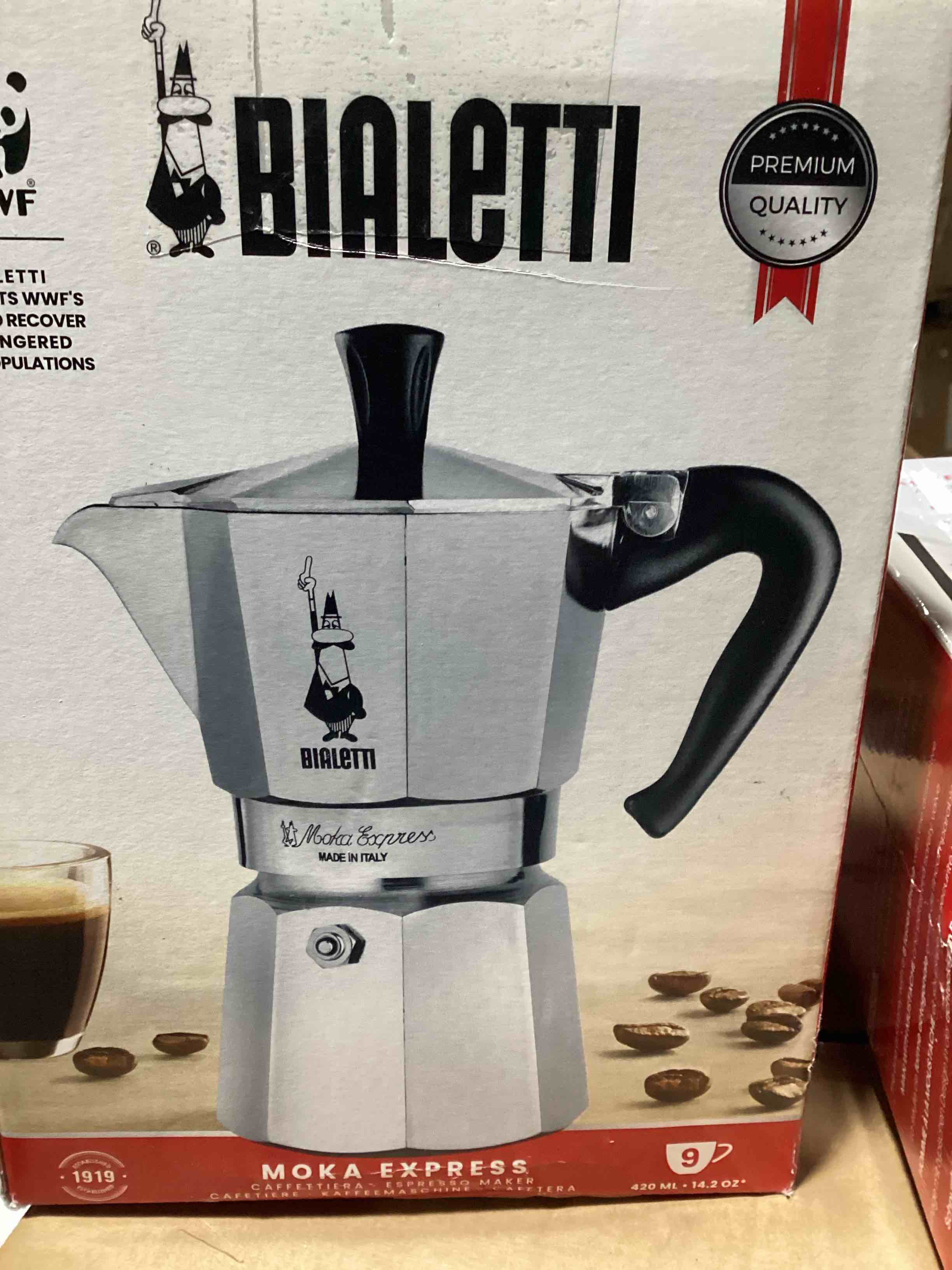 Condition photo showing Good Condition for Moka Express 9 cup