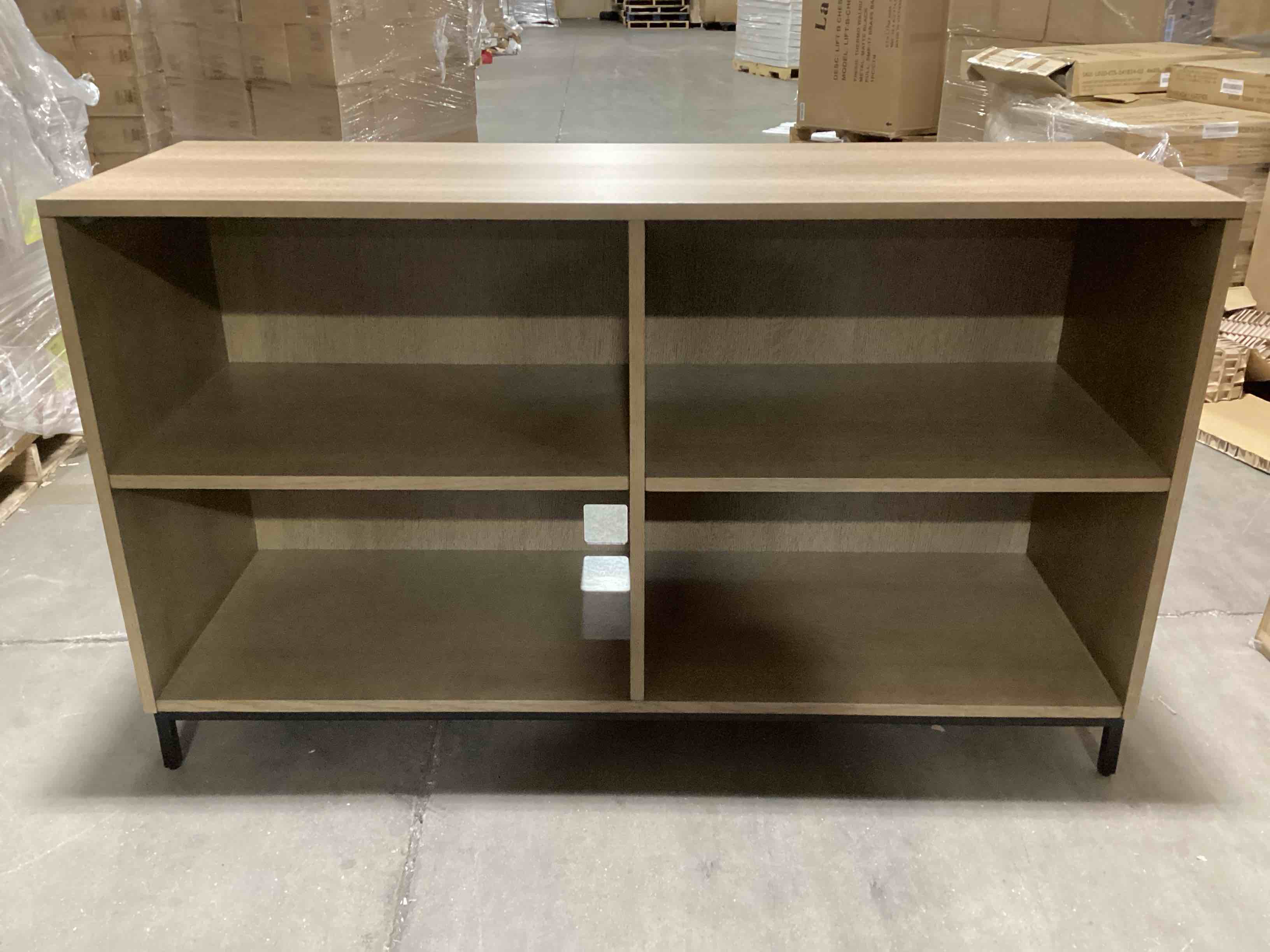 Landing Loft Oak Console Table, 54in x 18in x 32in