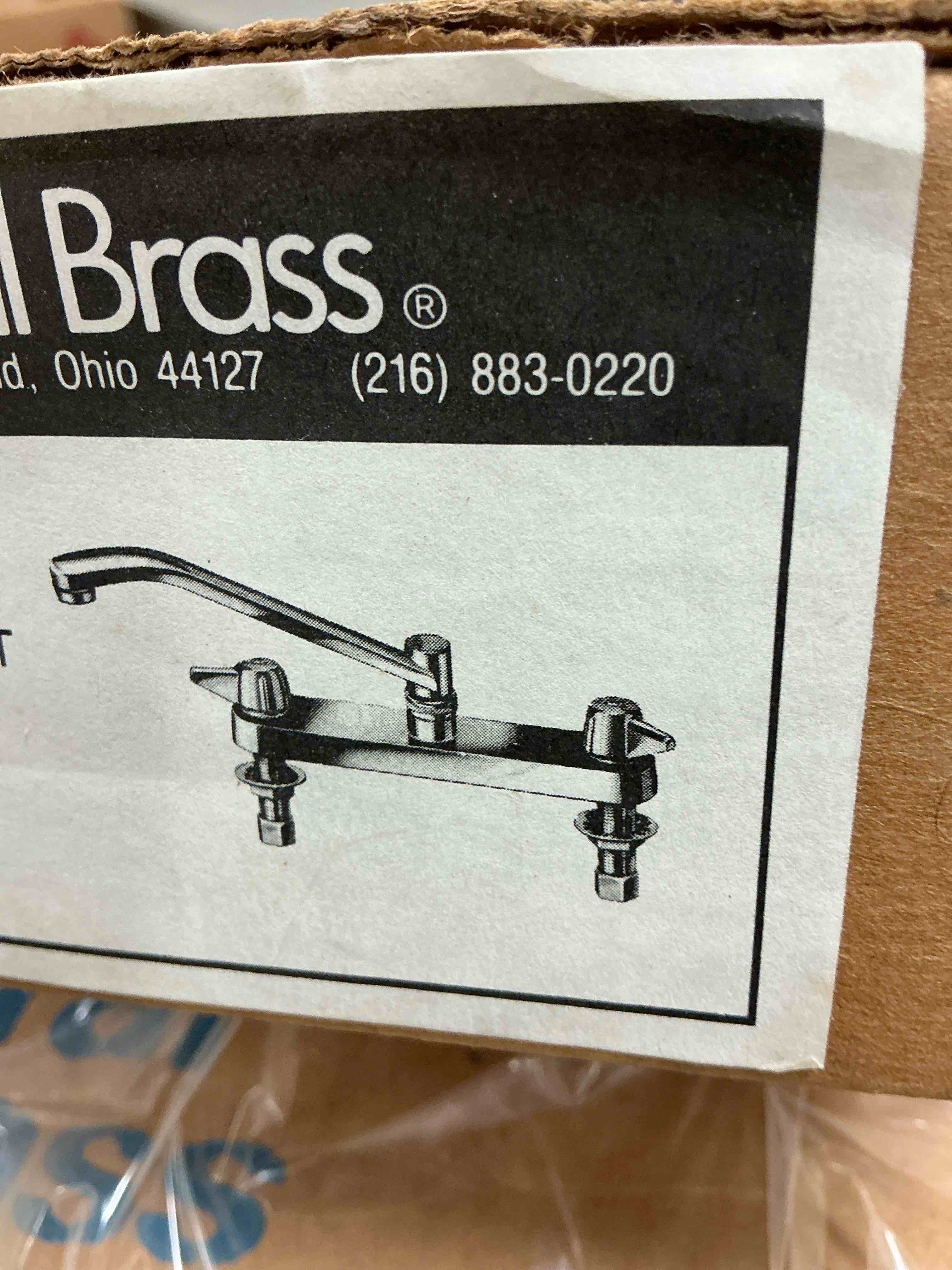Central Brass 0127-A Kitchen Sink faucet Topmount 6” Centers