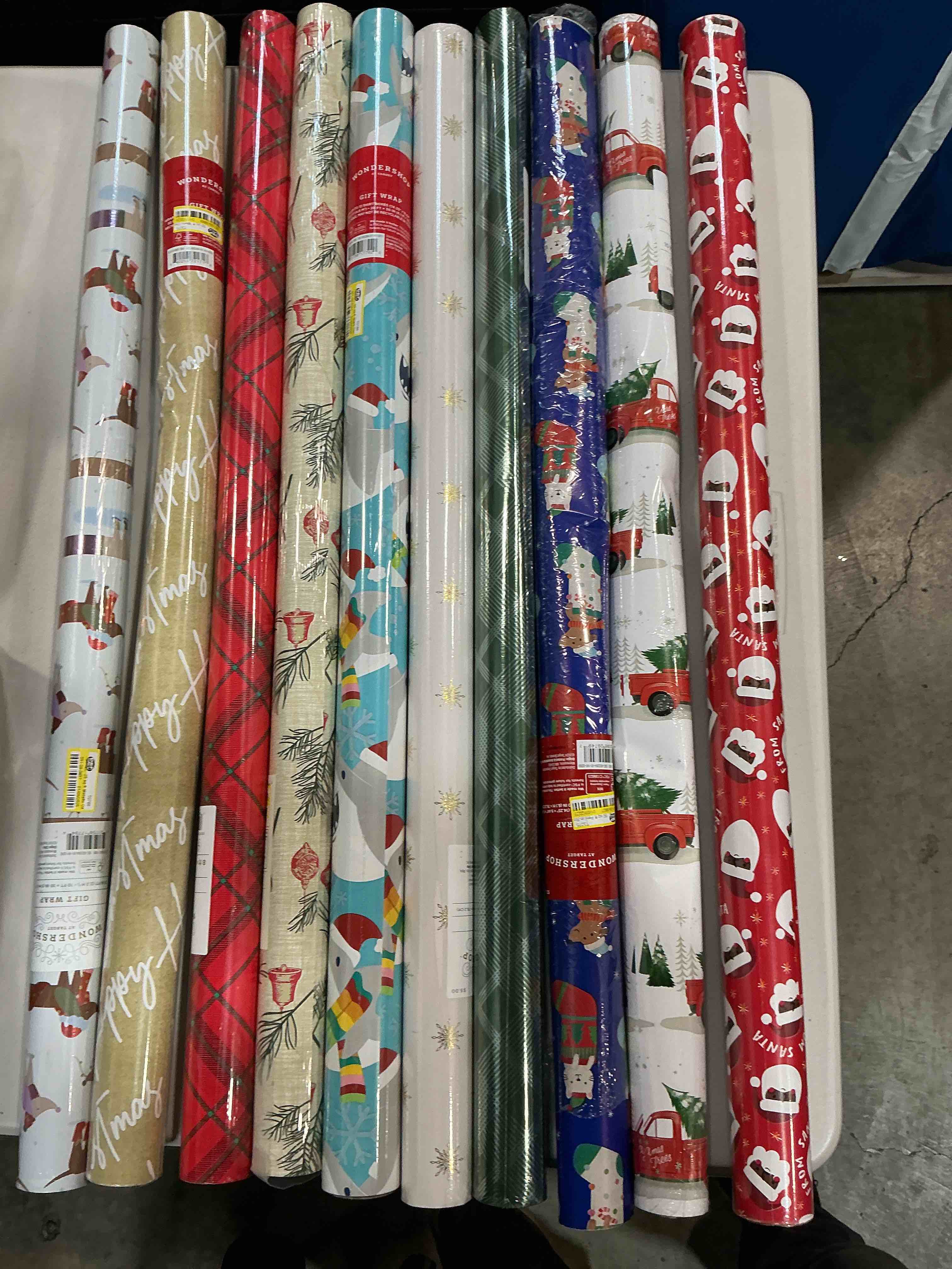 10 pieces Christmas gift warp