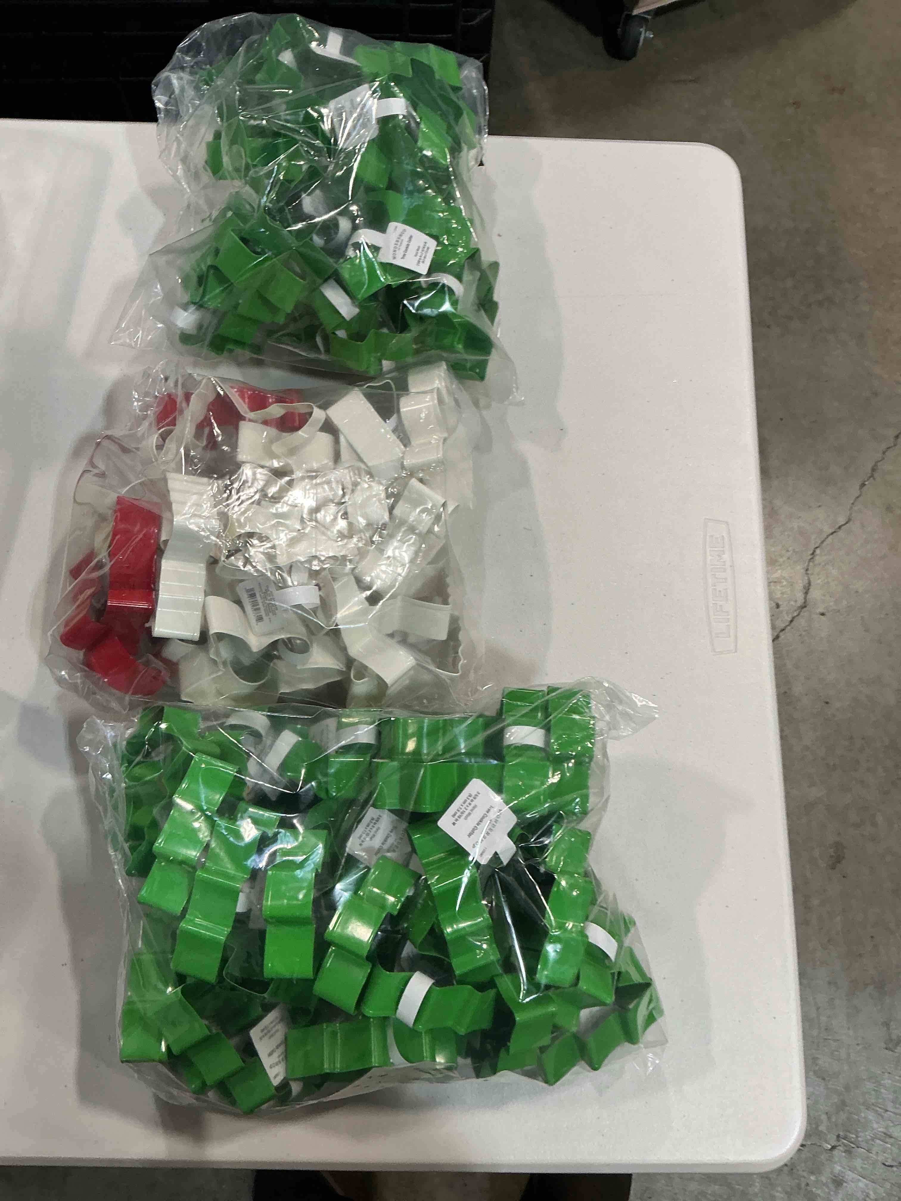 3 bags of cookie cutters