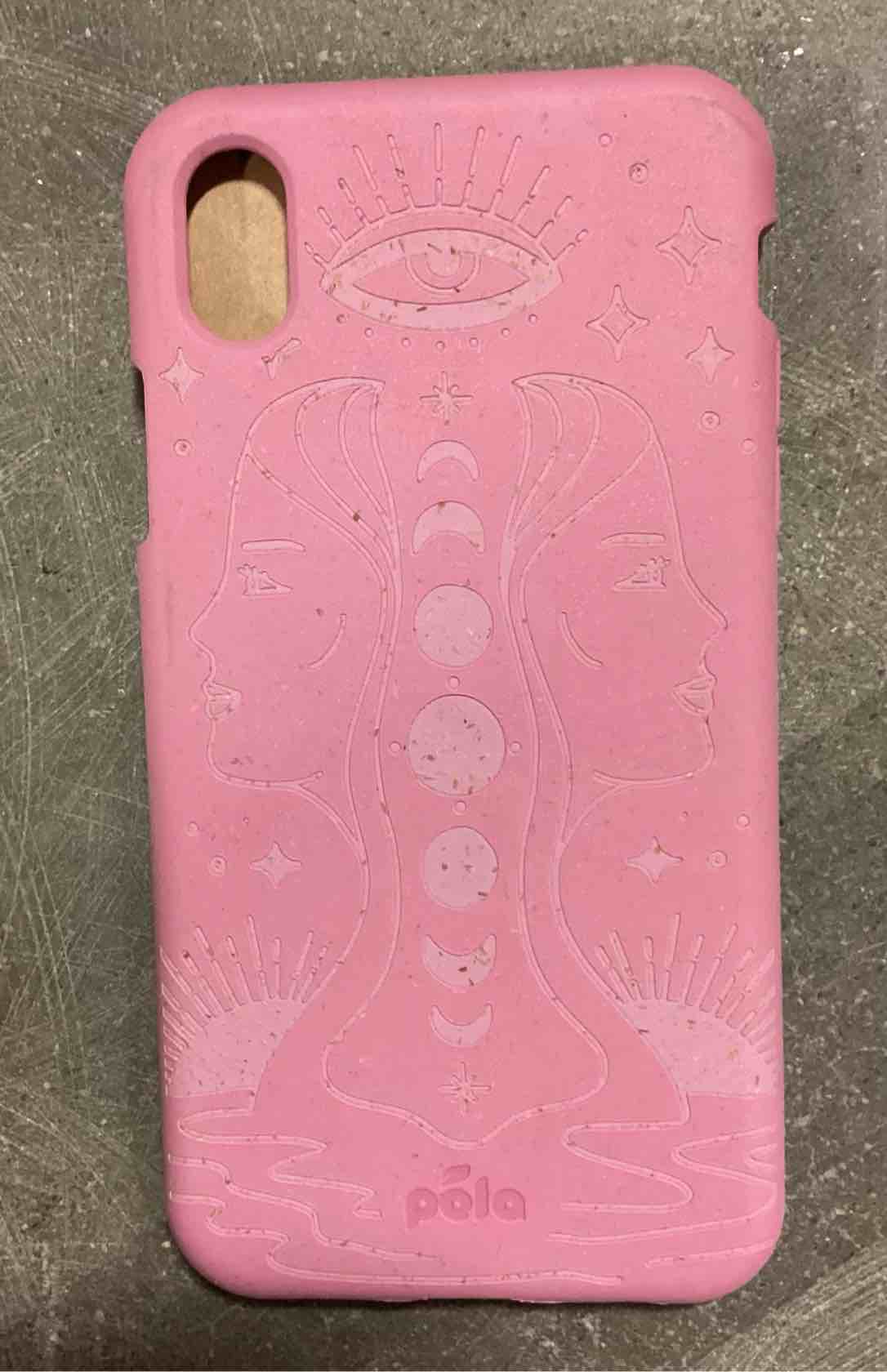 Pela: 100% Compostable & Biodegradable Eco Friendly Plant Case for iPhone (X/XS Cassis Reflect) (Phone Case Lot)