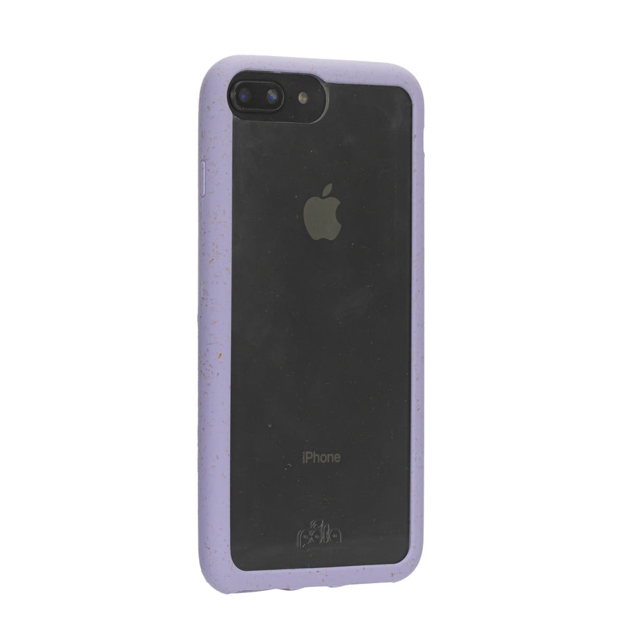 Pela Eco-Friendly Phone Case for Apple iPhone 6/6s/7/8/SE - 28013 Clear Wisteria Purple ( Phone Case Lot)