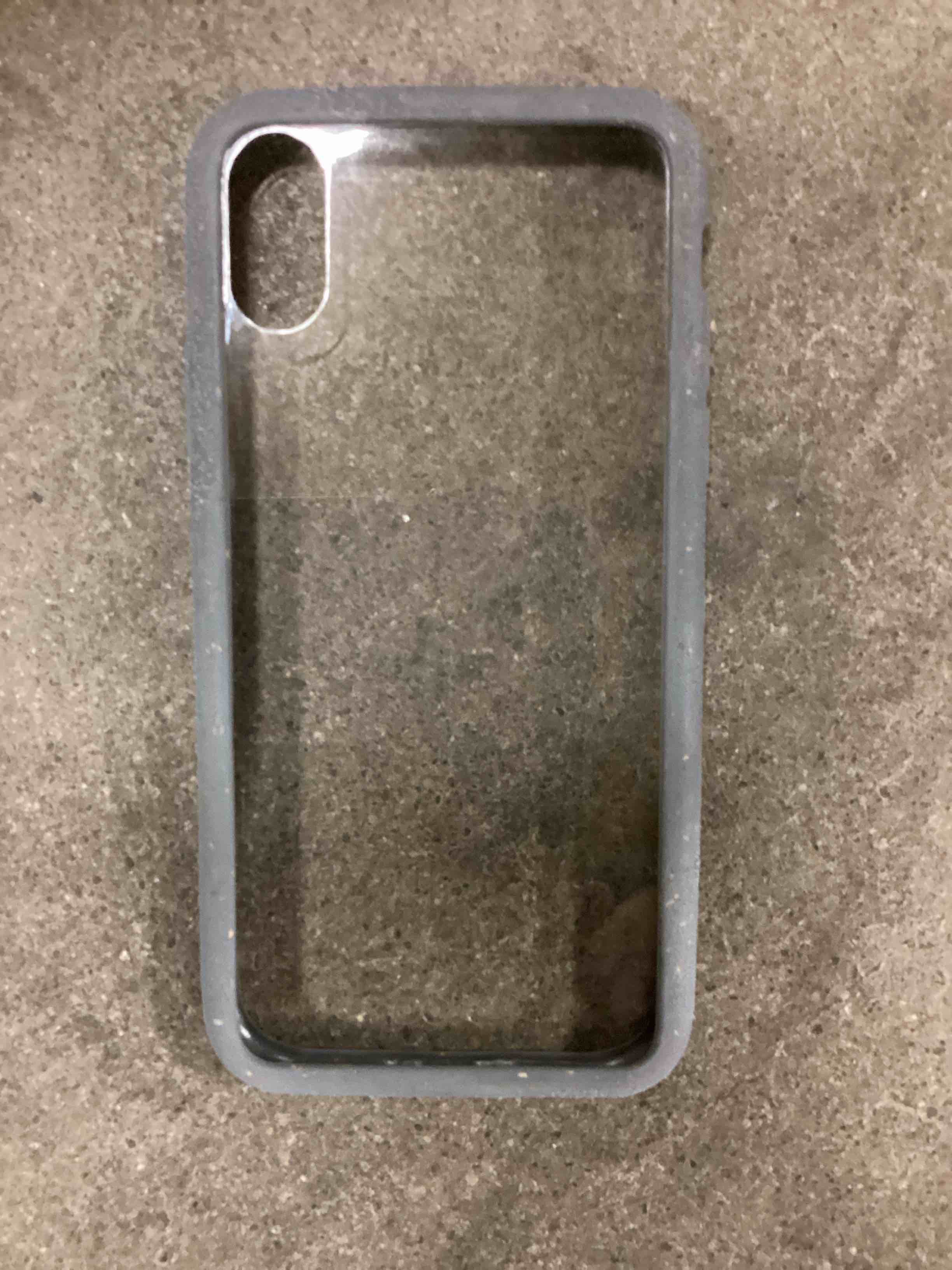 pela clear eco-friendly iphone xs case with shark skin ridge 28103 (phone case lot)