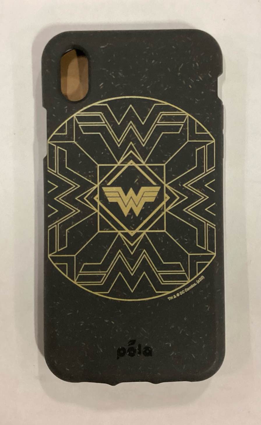 Pela Eco-Friendly Phone Case for iPhone XR - 50090 Black Wonder Women (Case Phone Lot)