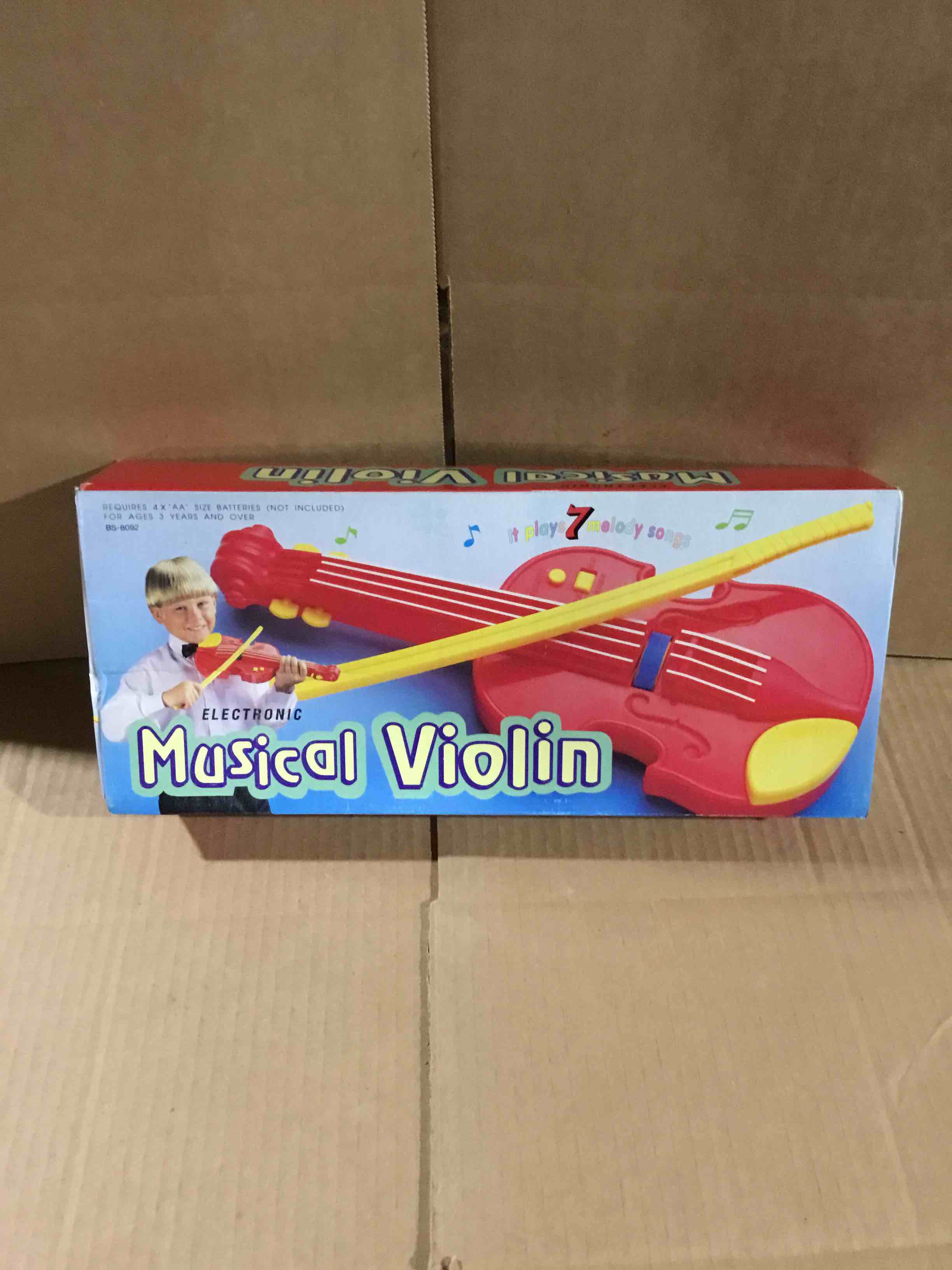 Electronic Musical Violin “ it plays 7 Melody songs”