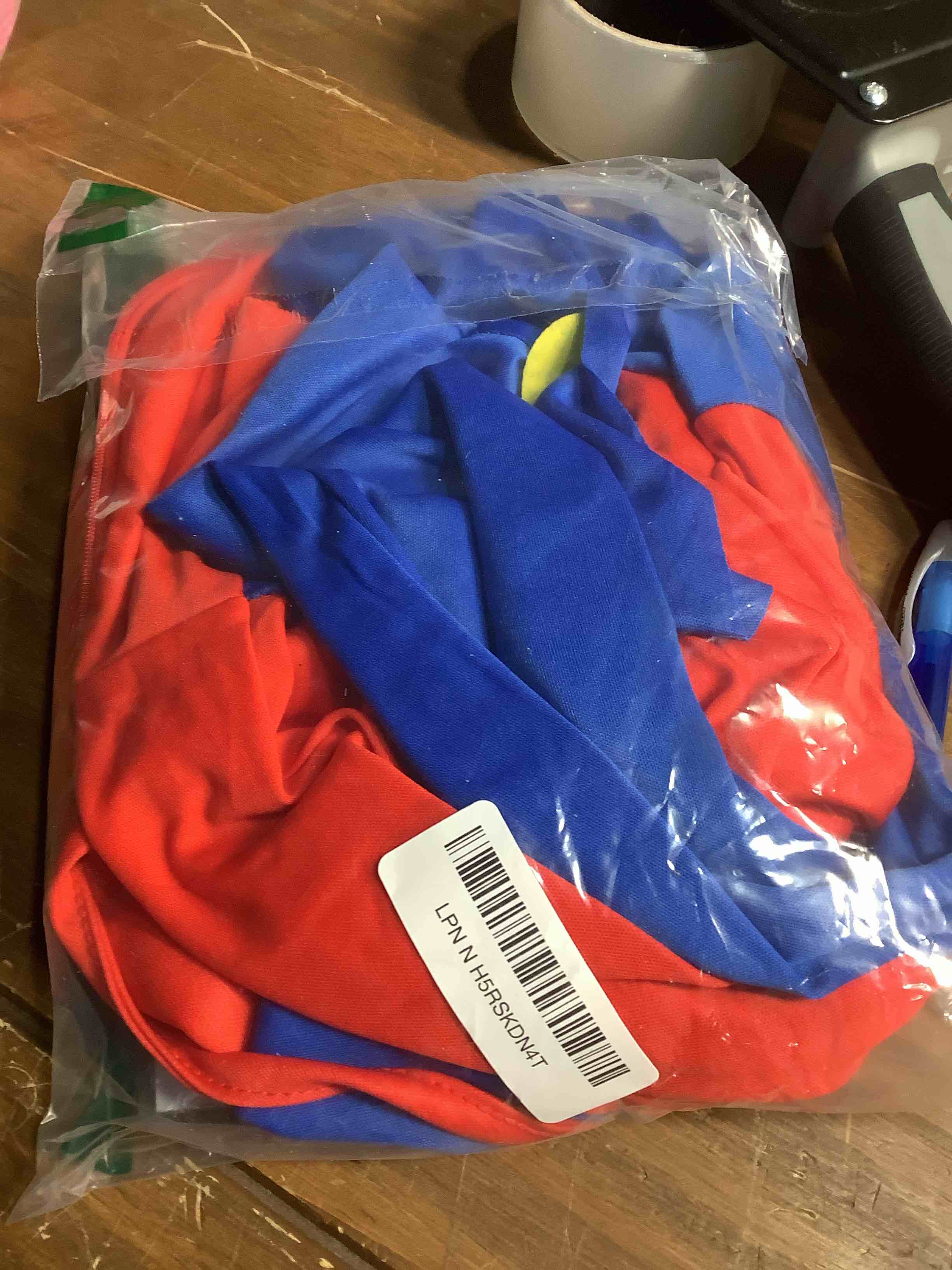 Qianbiduo Super Brothers Costume Halloween Cosplay Jumpsuits With Hat Gloves And Beards Red Small