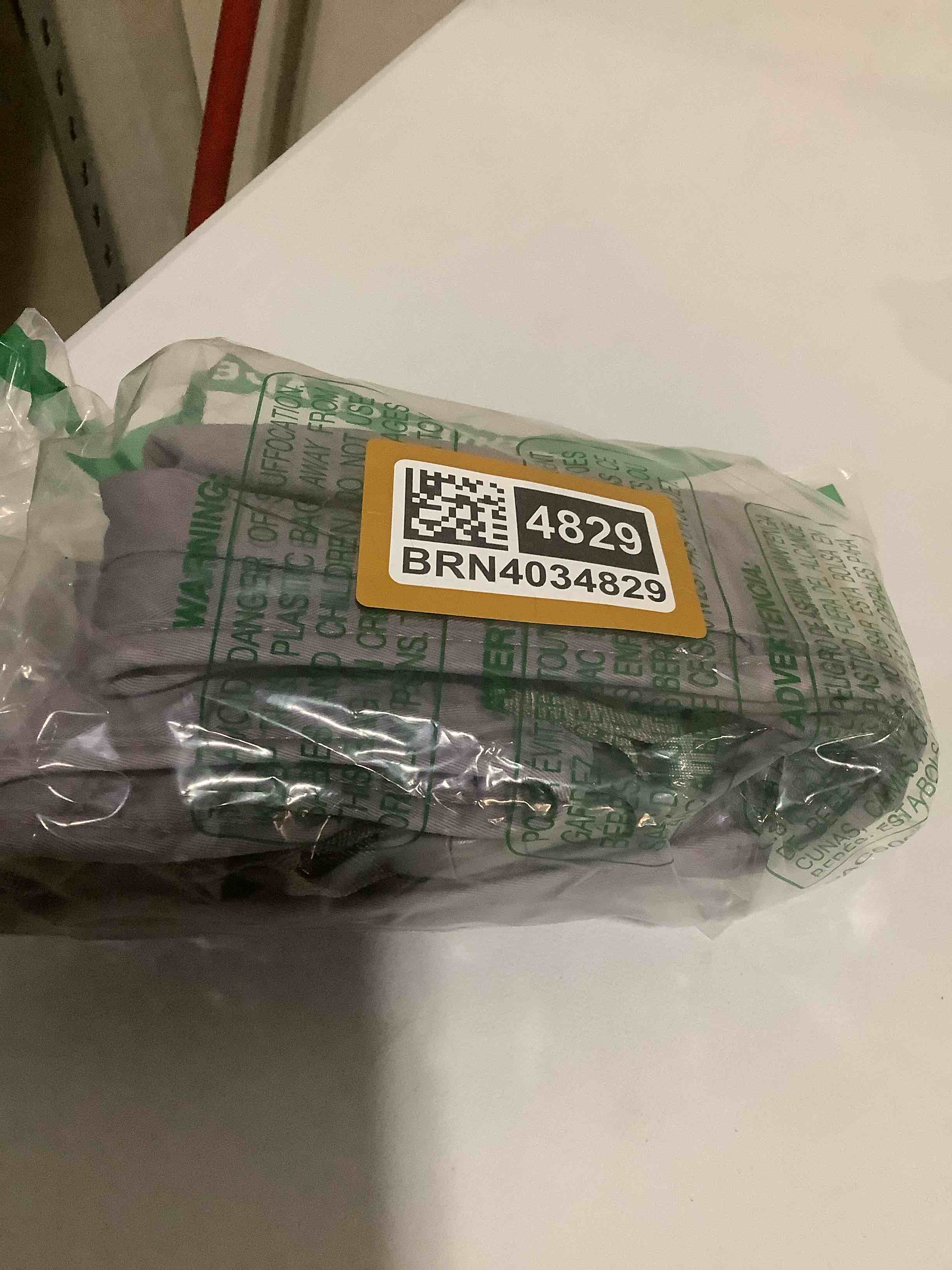 Condition photo showing Good Condition for Baby Sling Carrier, Pure Cotton, Ergonomically Adjustable Baby Carrier Newborn to Toddler, Easy to Use, Portable, Ideal for 0-36 Months, Up to 33 lbs (Grey) Fog Gray