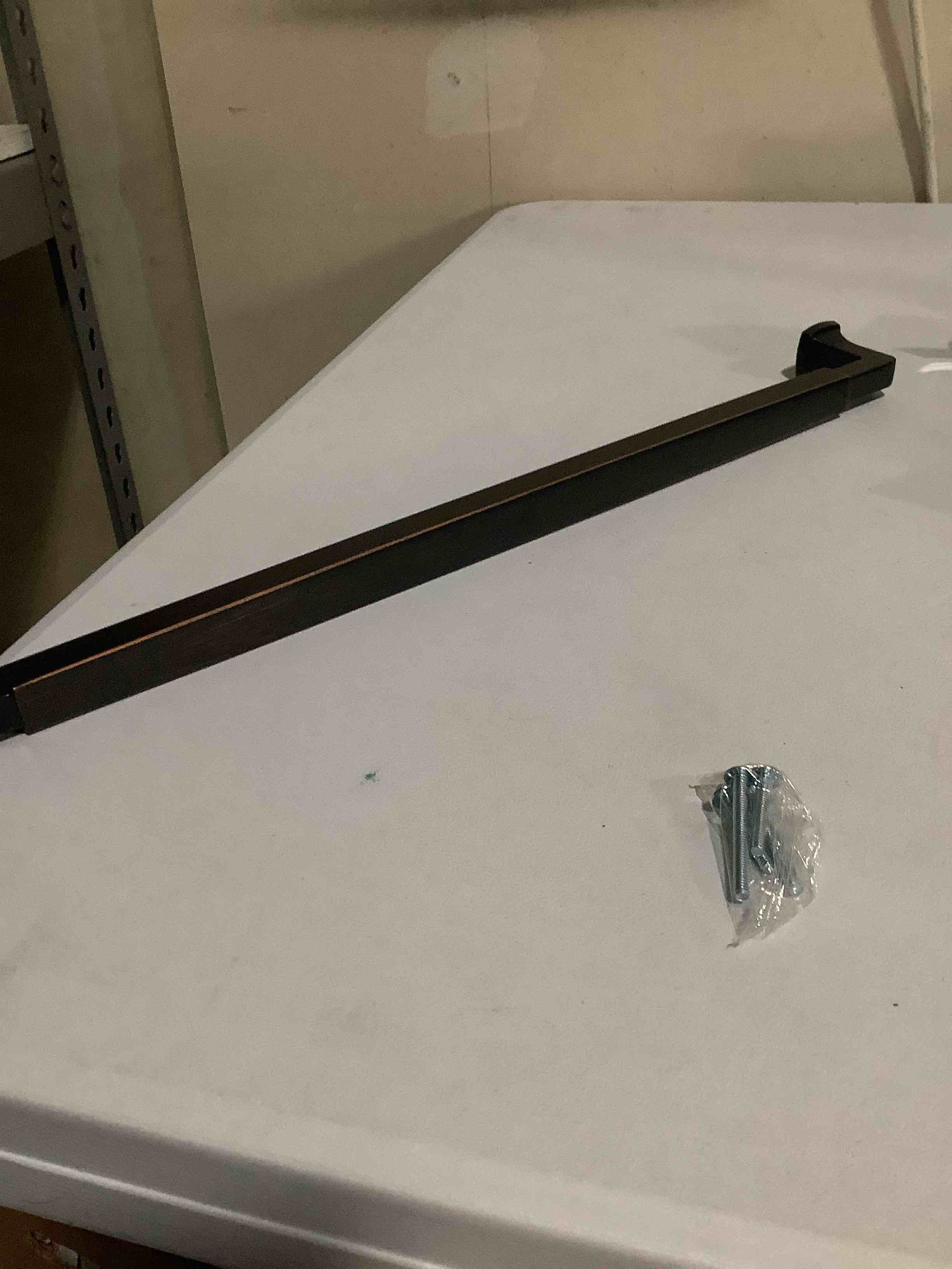 Condition photo showing Good Condition for Amerock BP54061ORB | Oil Rubbed Bronze Appliance Pull | 18 inch (457mm) Center-to-Center Cabinet Handle | Stature | Furniture Hardware