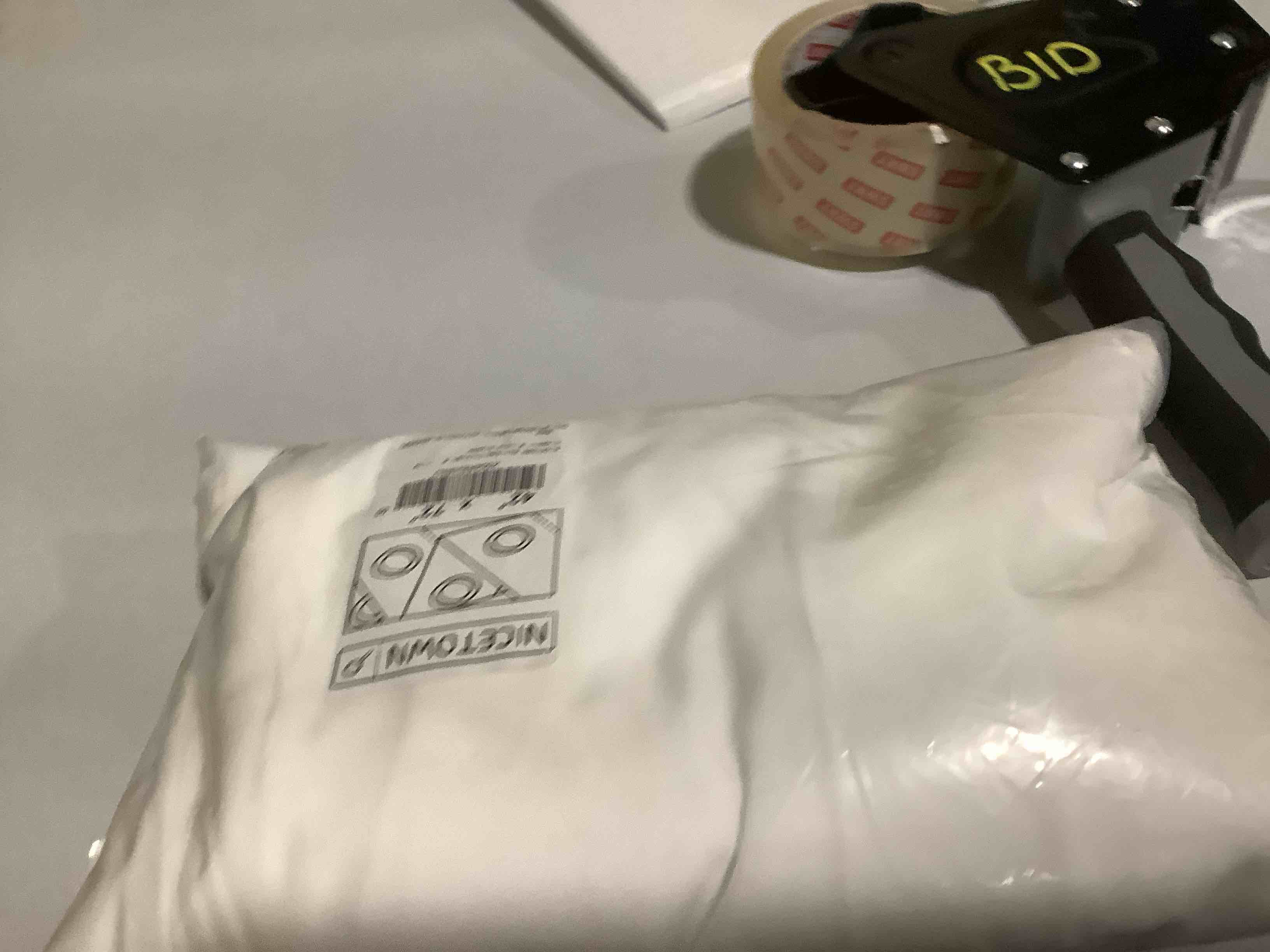 Condition photo showing Good Condition for NICETOWN Non-See-Through White Sheer Curtains 72 inches Long 2 Panels, 42" Wide Grommet Window Curtains Drapes for Living Room, Bedroom, Bathroom- Light Filtering Elegant Window Drapes 42"W x 72"L (Pack of 2) Off White